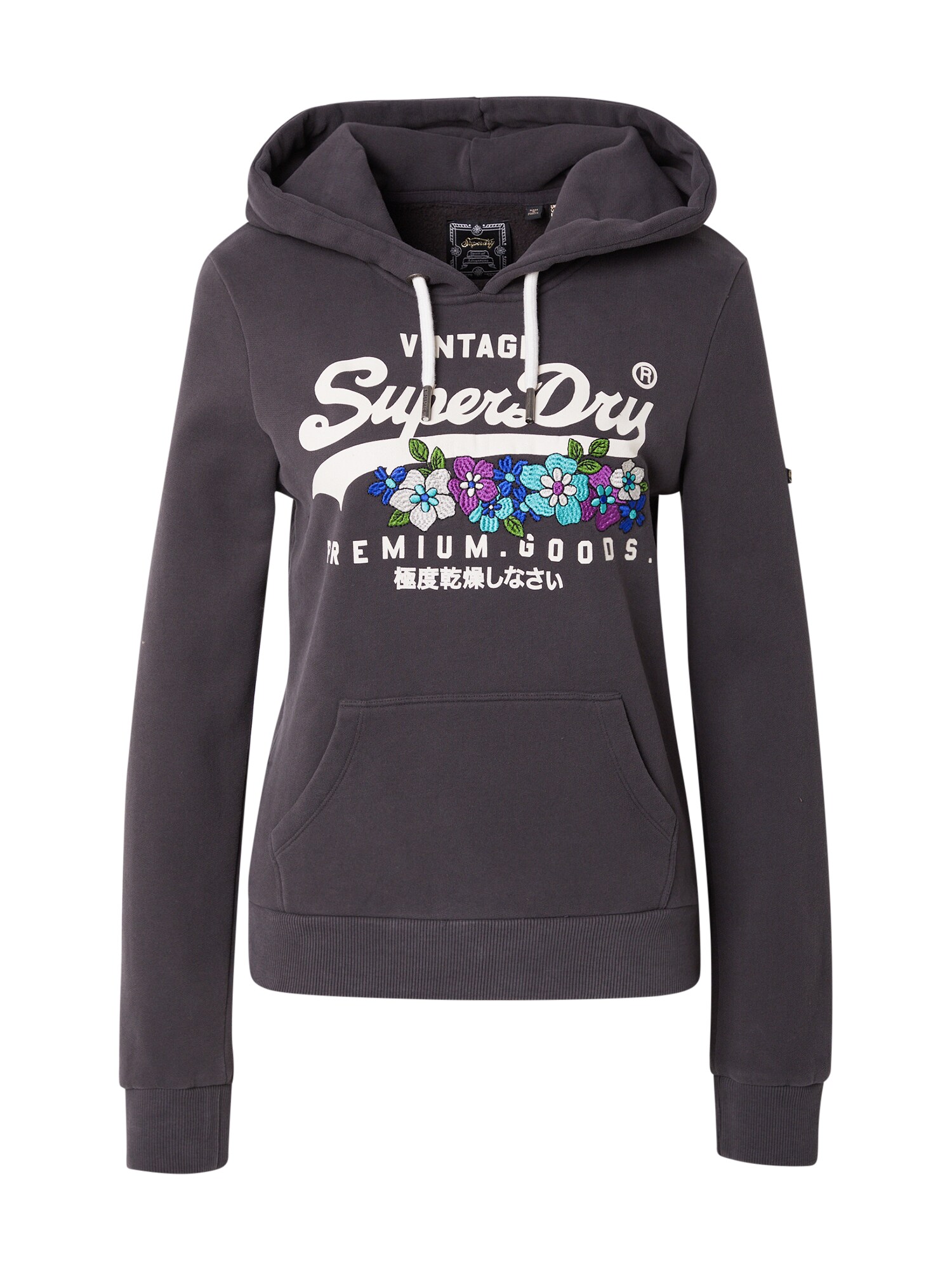 Superdry Mikina  modrá / sivá / zelená / biela