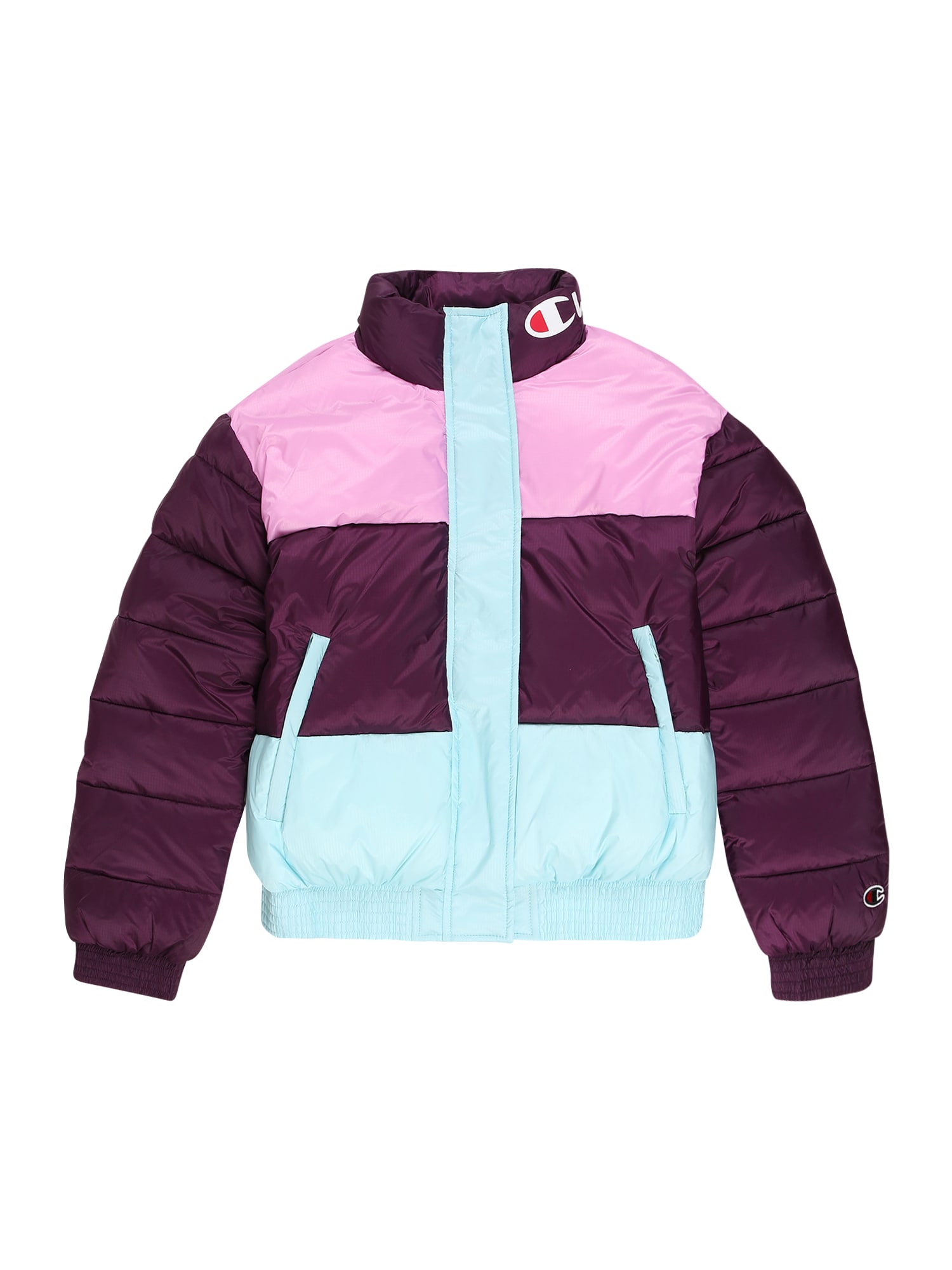 Champion Authentic Athletic Apparel Casaco de inverno  cor-de-rosa / azul claro / borgonha
