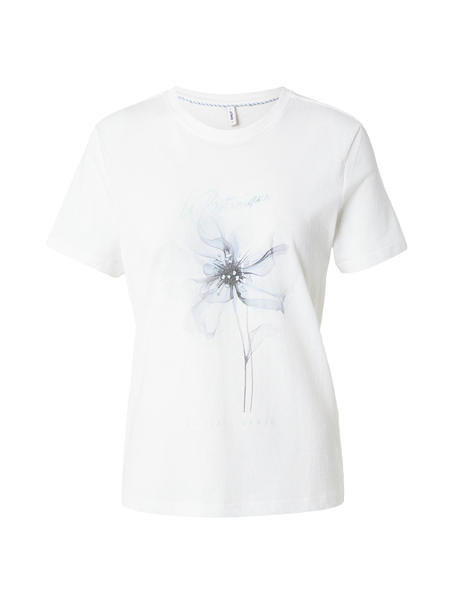 ONLY Tricou ONLKITA  albastru deschis / negru / alb