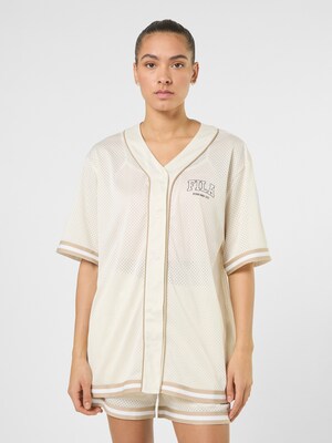 FILA Camiseta 'VILLANOVA oversized mesh baseball shirt'  offwhite