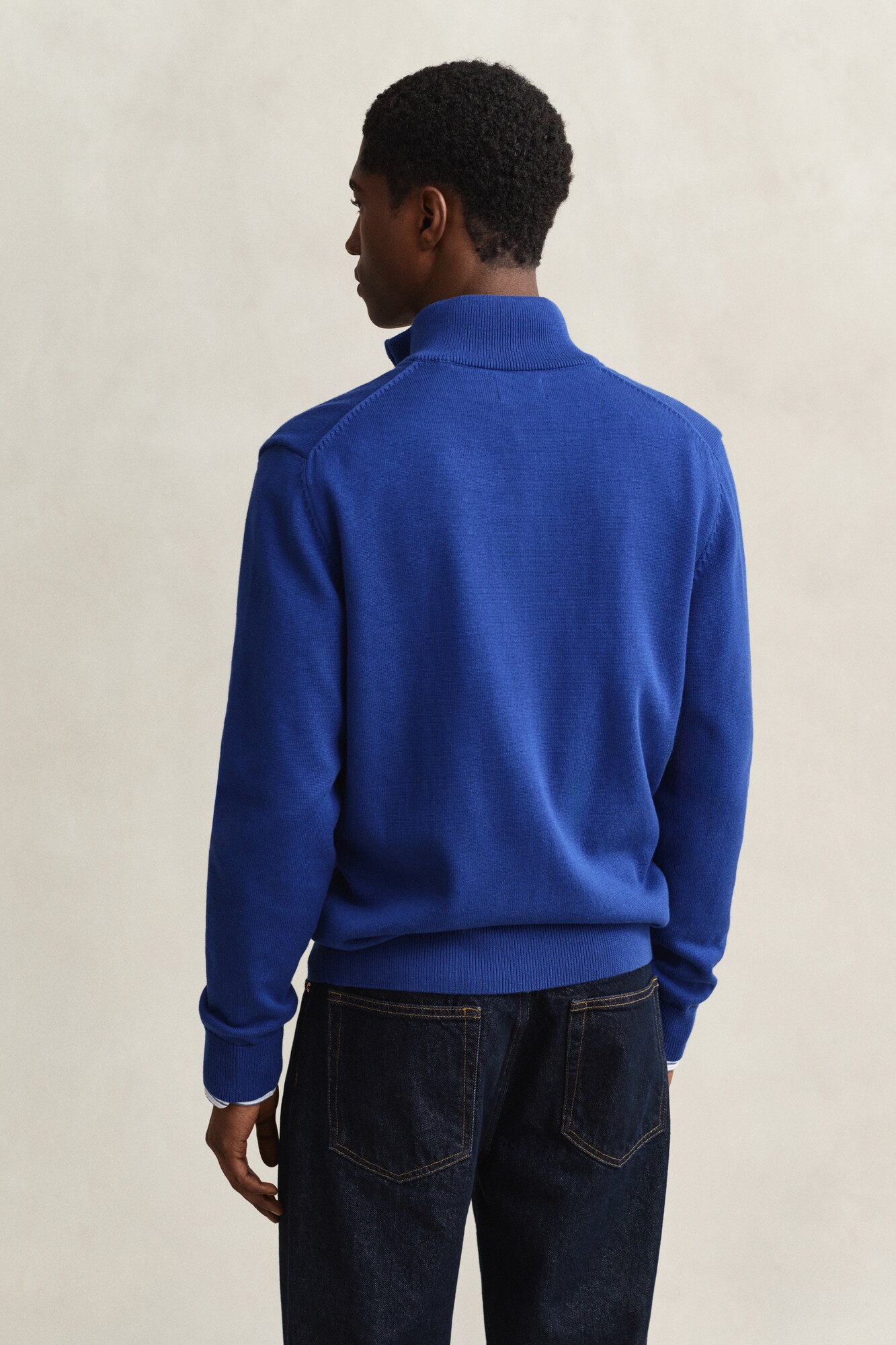GANT Sudadera con cremallera  azul – imagen 3