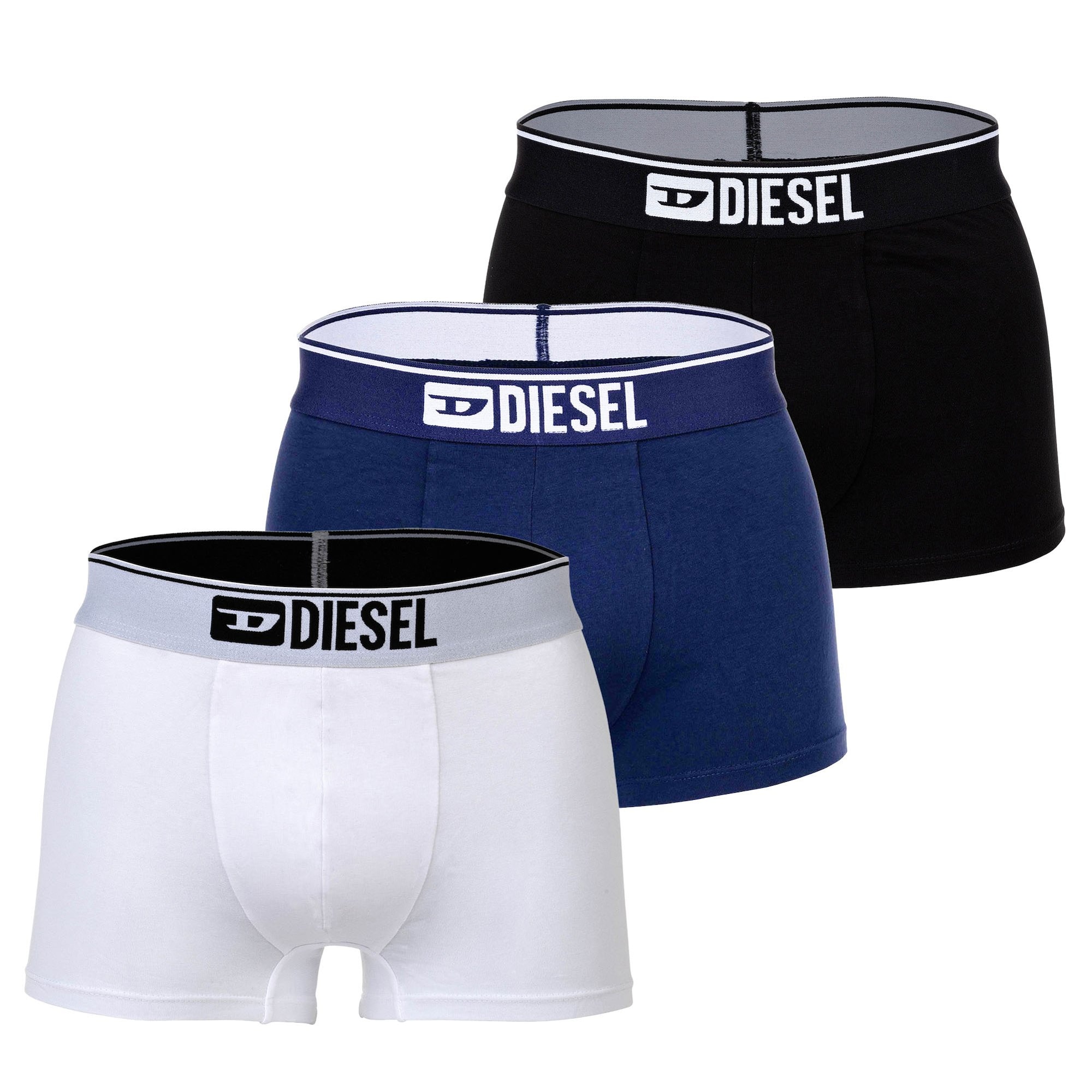 DIESEL Calzoncillo boxer 'Damien'  azul oscuro / negro / blanco