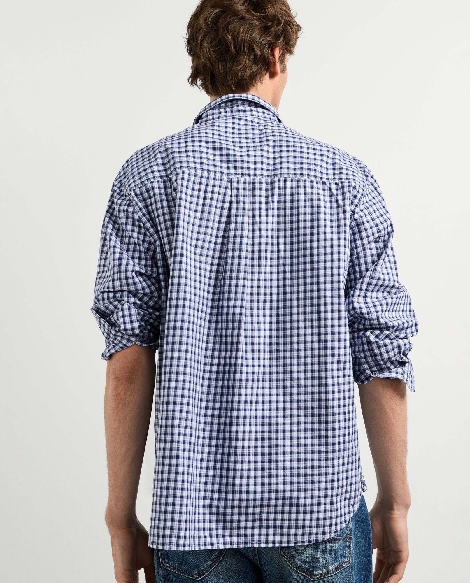 Pepe Jeans Camisa 'Reddith'  azul oscuro / blanco – imagen 4
