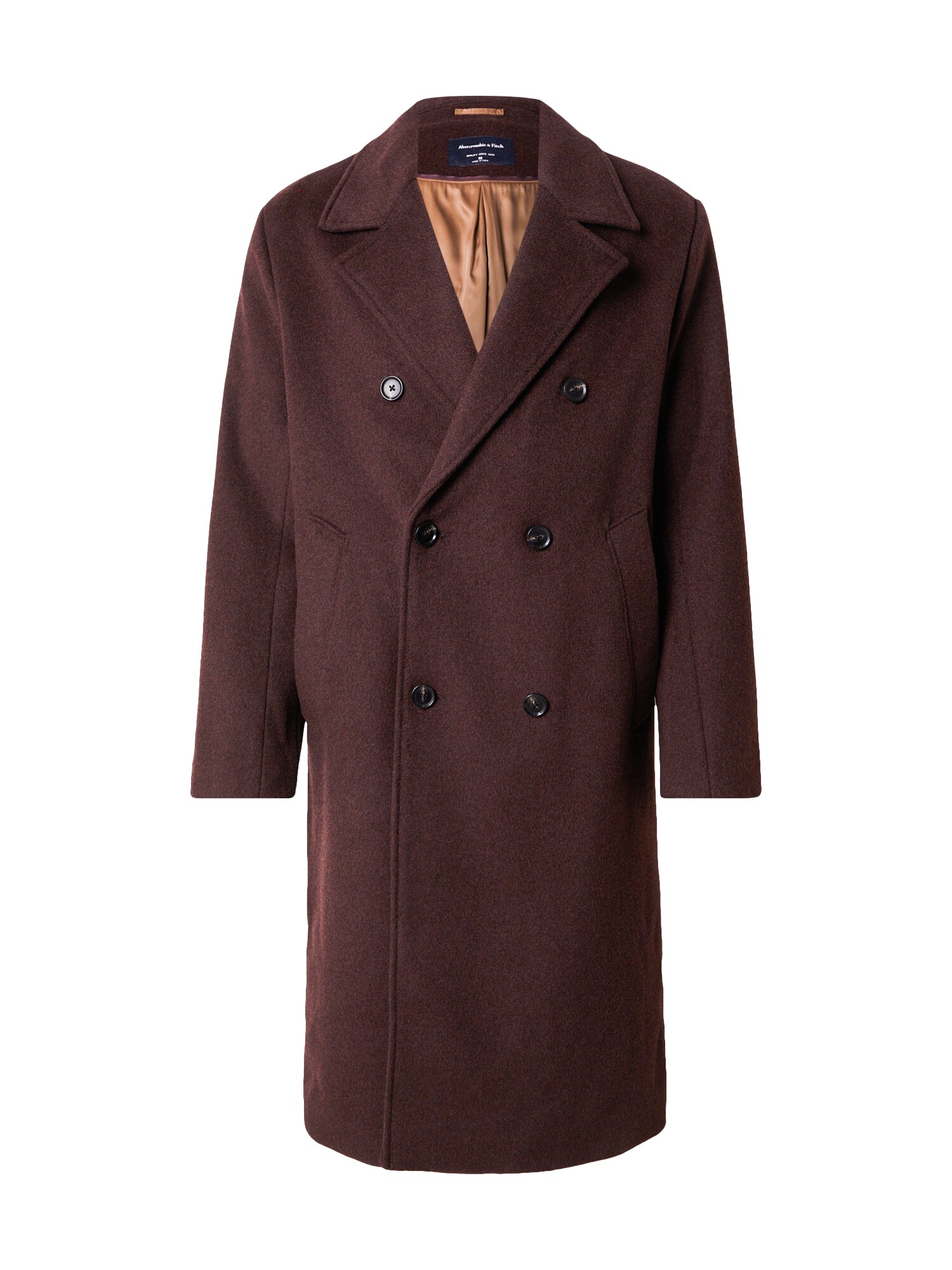 Abercrombie & Fitch Palton de primăvară-toamnă  maro închis