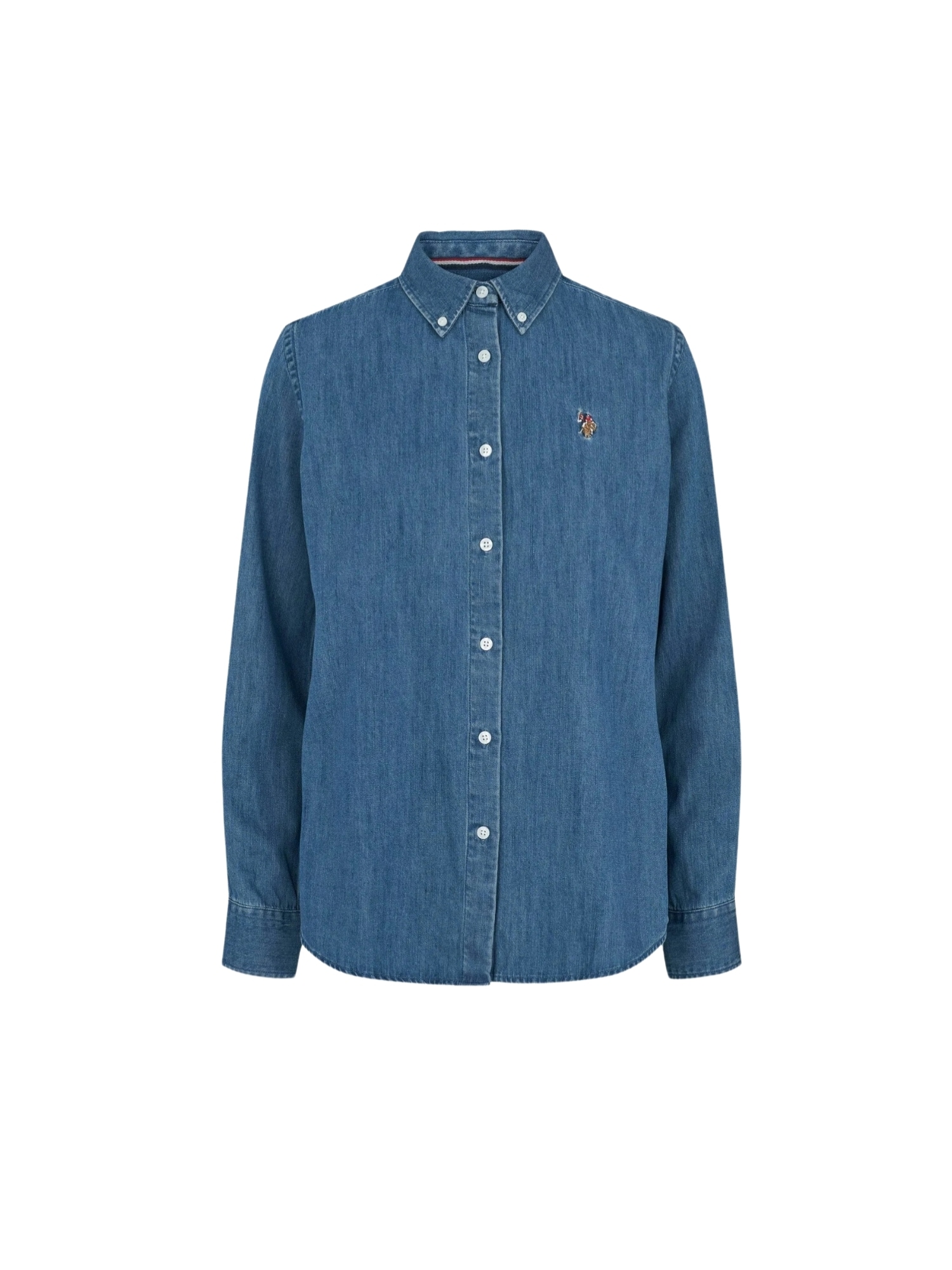 U.S. POLO ASSN. Bluză UWBene albastru denim