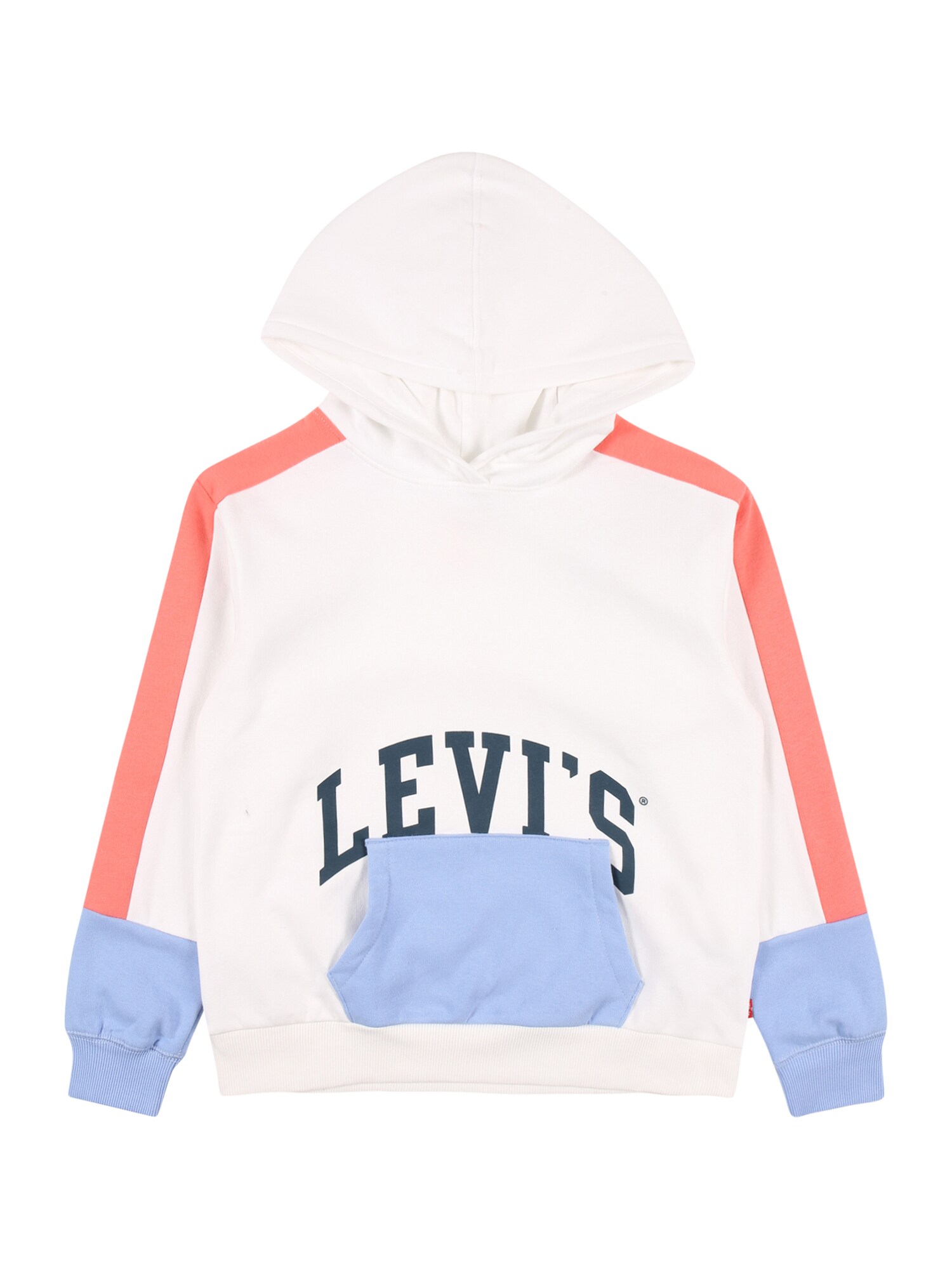 LEVI'S Megztinis be užsegimo  balta / pastelinė raudona / šviesiai mėlyna / tamsiai mėlyna