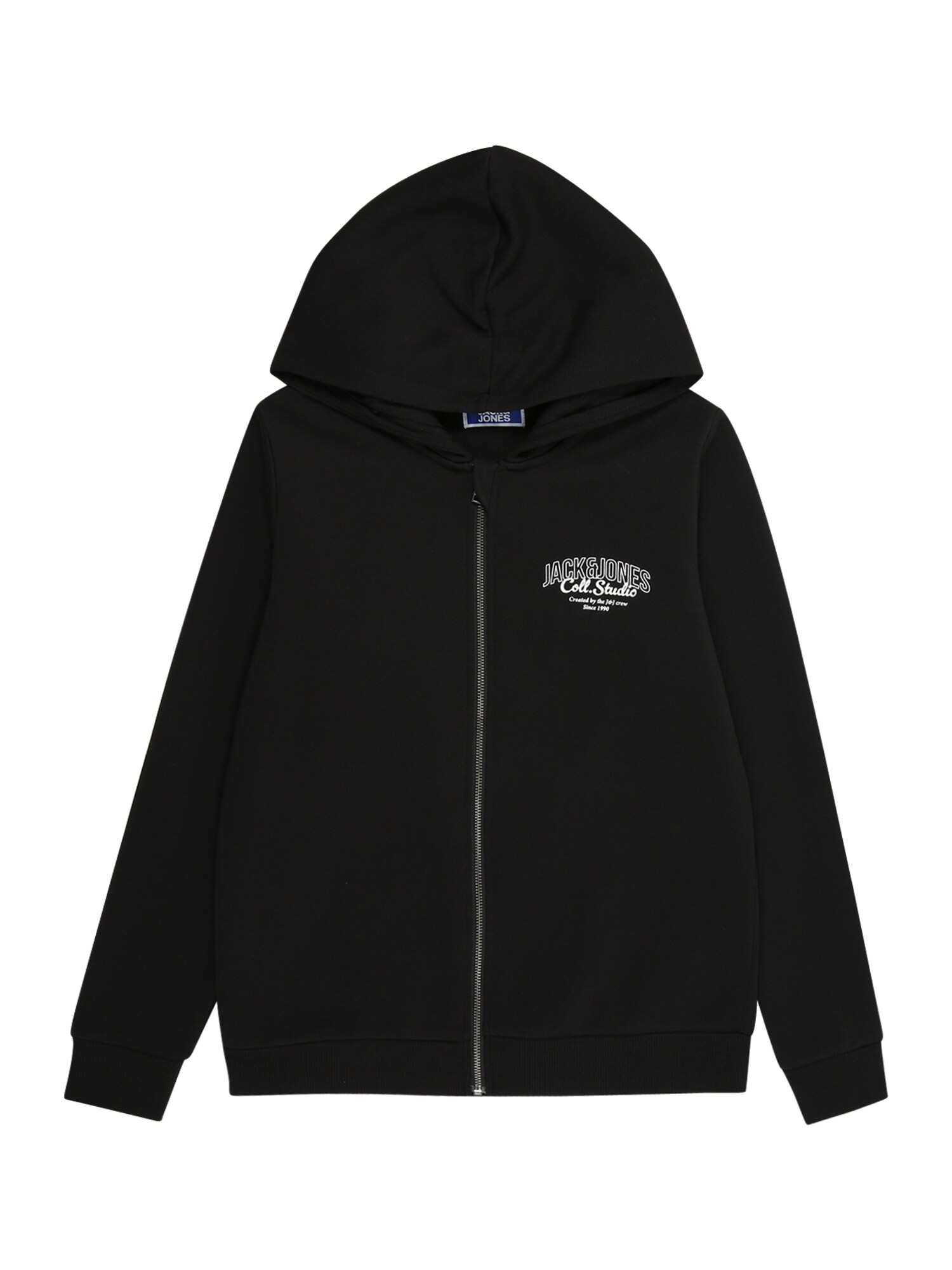 Jack & Jones Junior Tréning dzseki 'JJMAKOTO'  fekete / fehér akciós termékkép 1