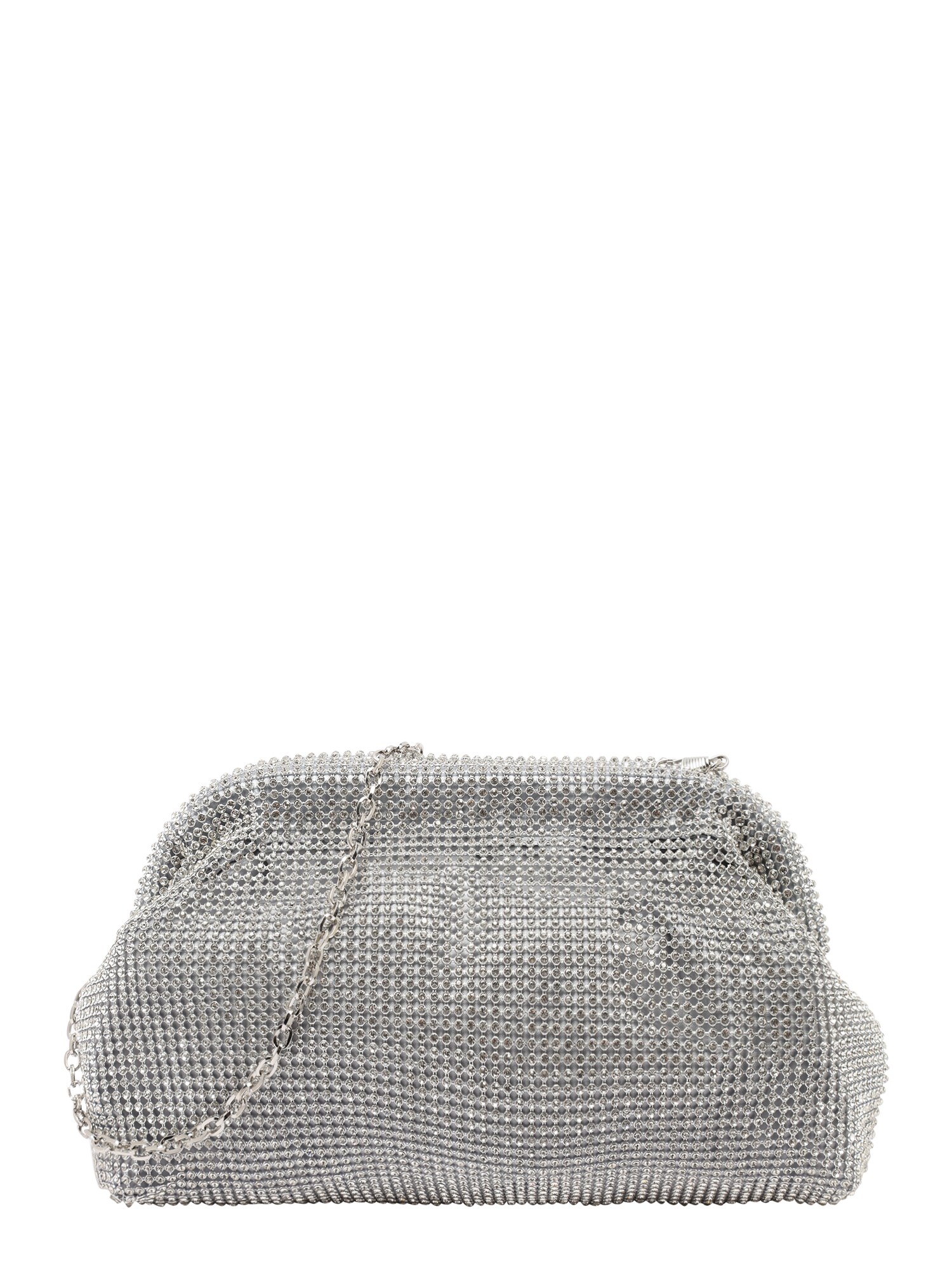 mascara Clutch  argintiu