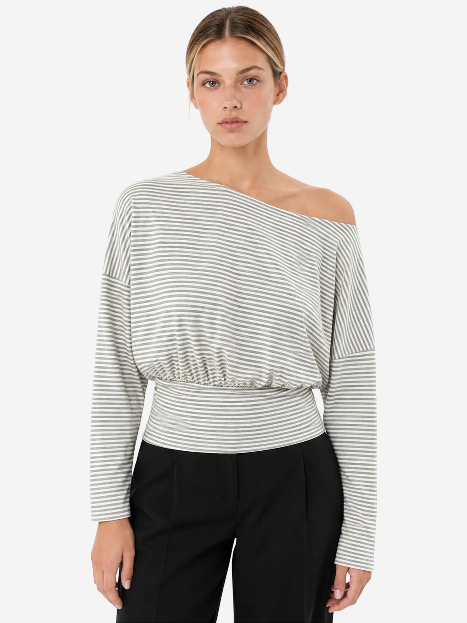 Busem Bluza 'Blusen' antracit siva