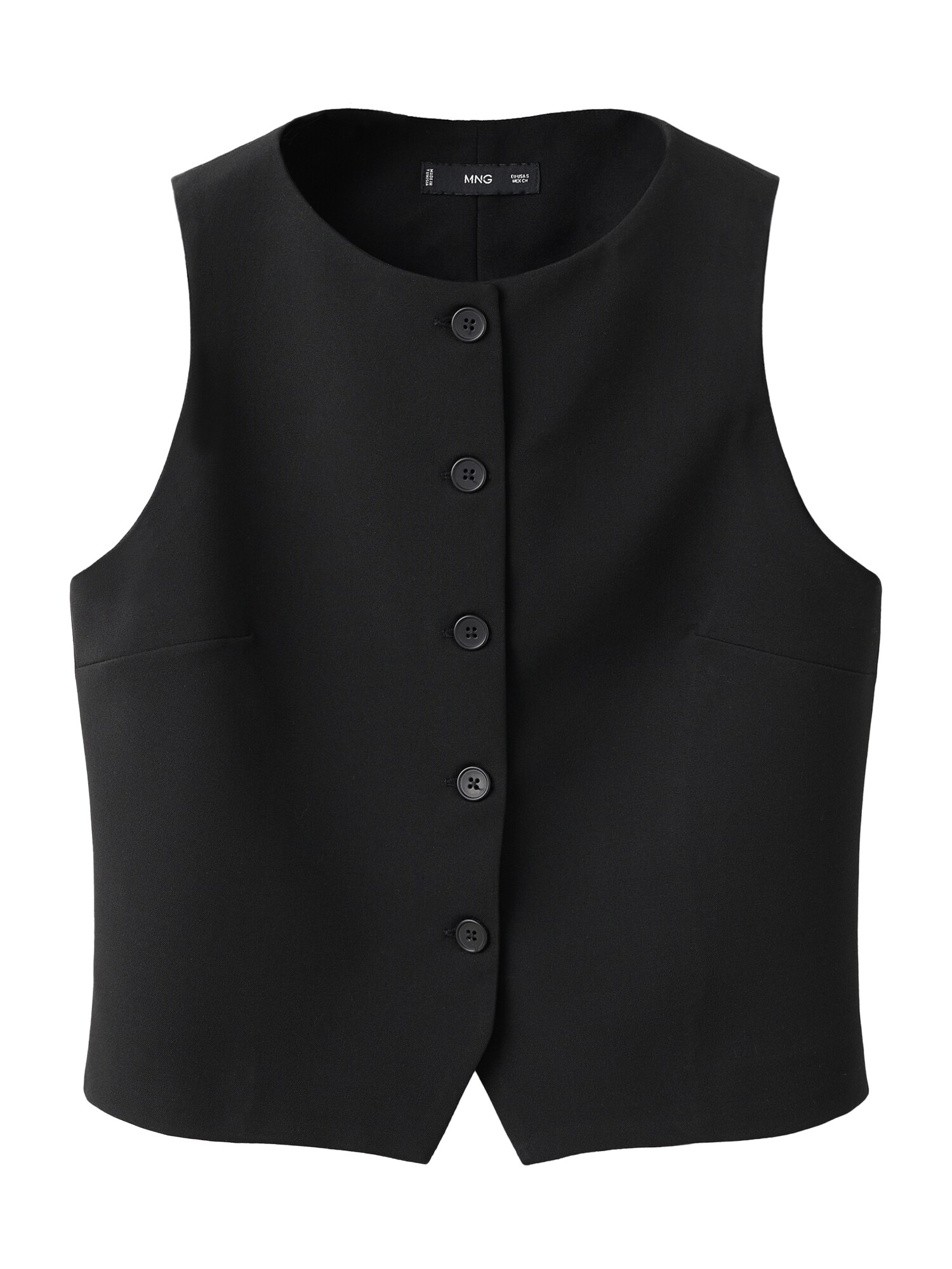 MANGO Anzugweste 'CANDELA' schwarz