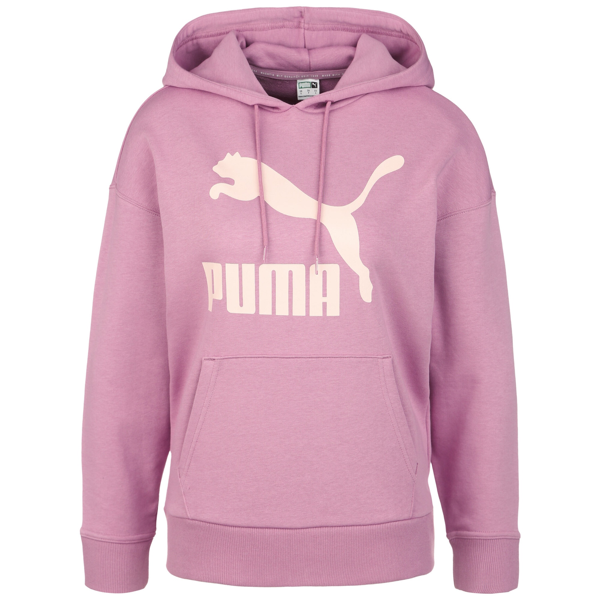 PUMA Sweat-shirt orchidée / blanc cassé-Puma 1