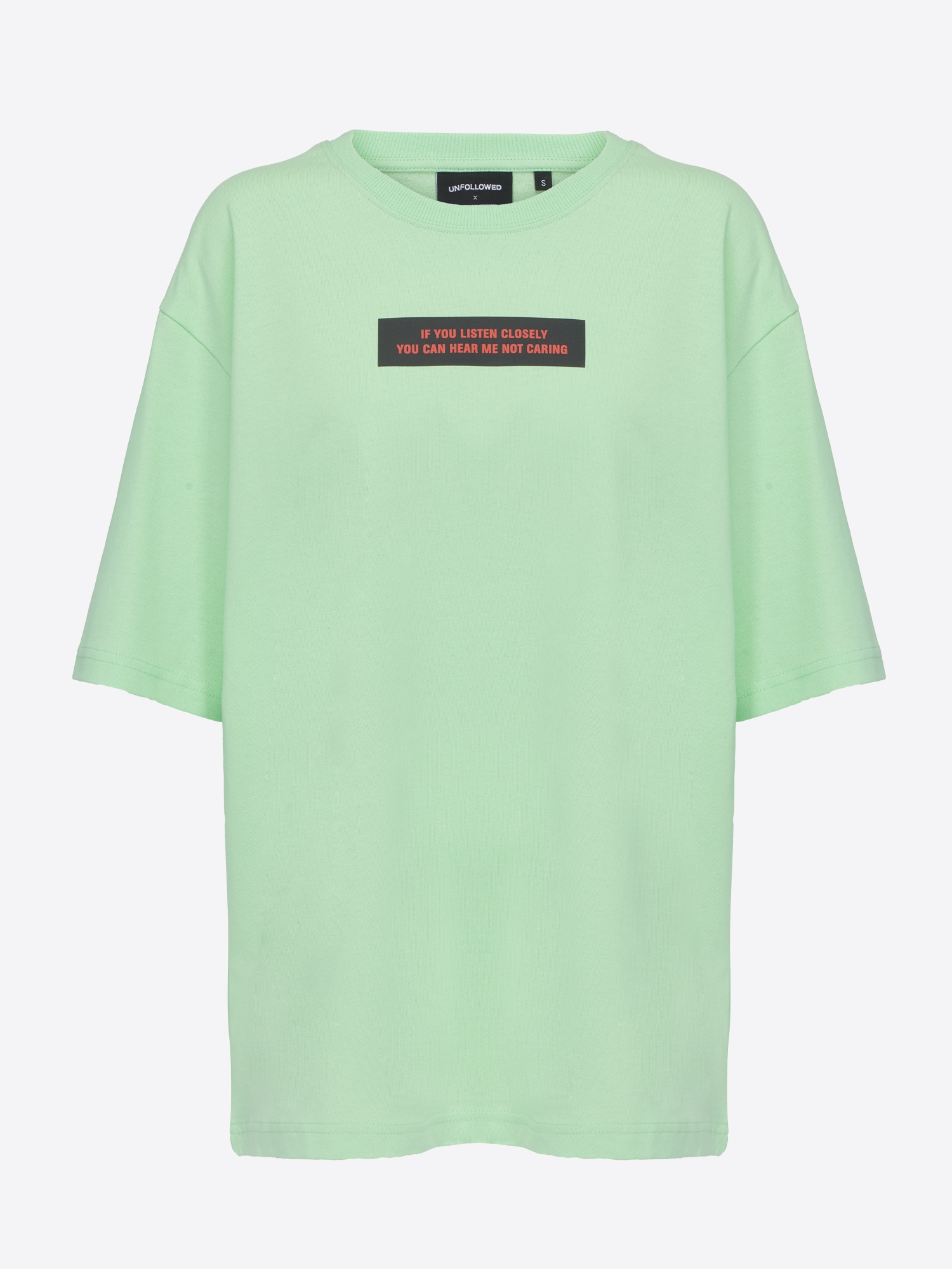 UNFOLLOWED x ABOUT YOU Marškinėliai 'HIGH' žalia