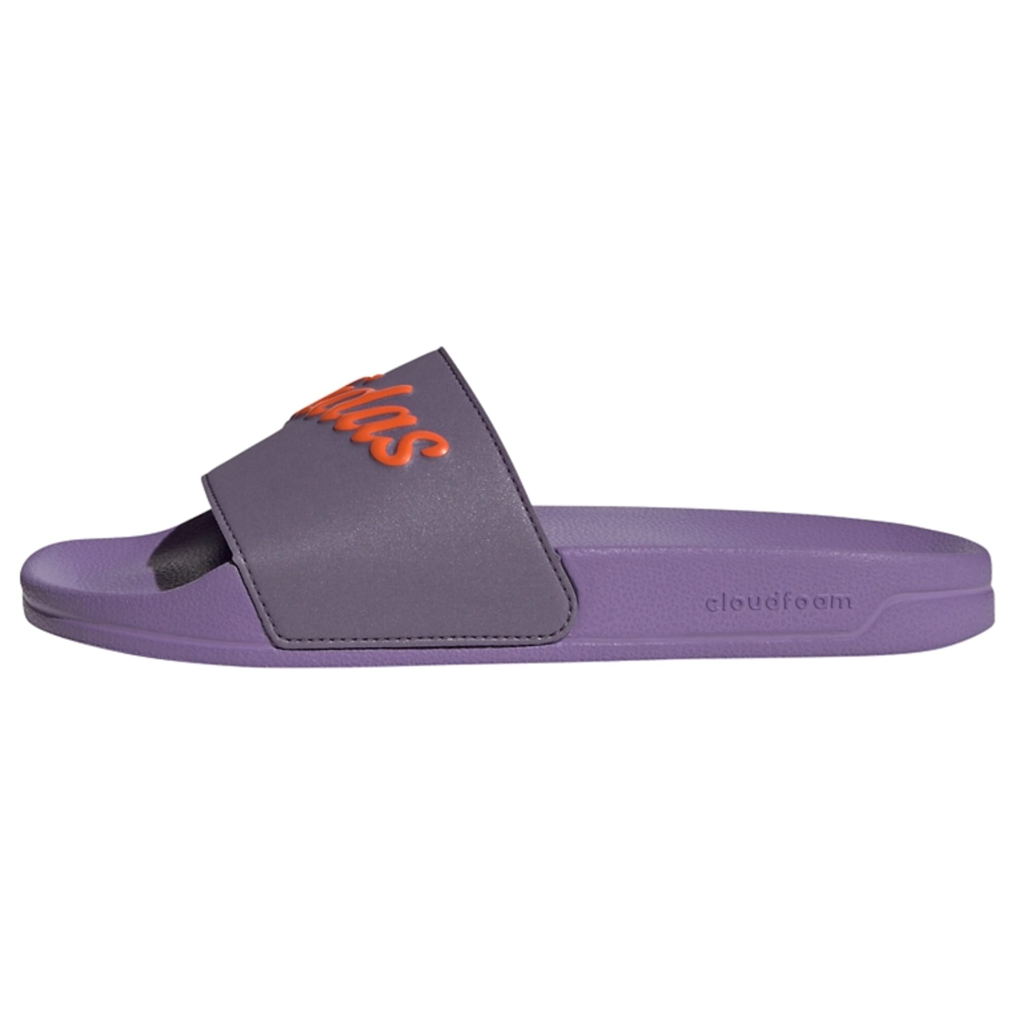 ADIDAS PERFORMANCE Šľapky 'Adilette Shower'  tmavofialová / oranžová