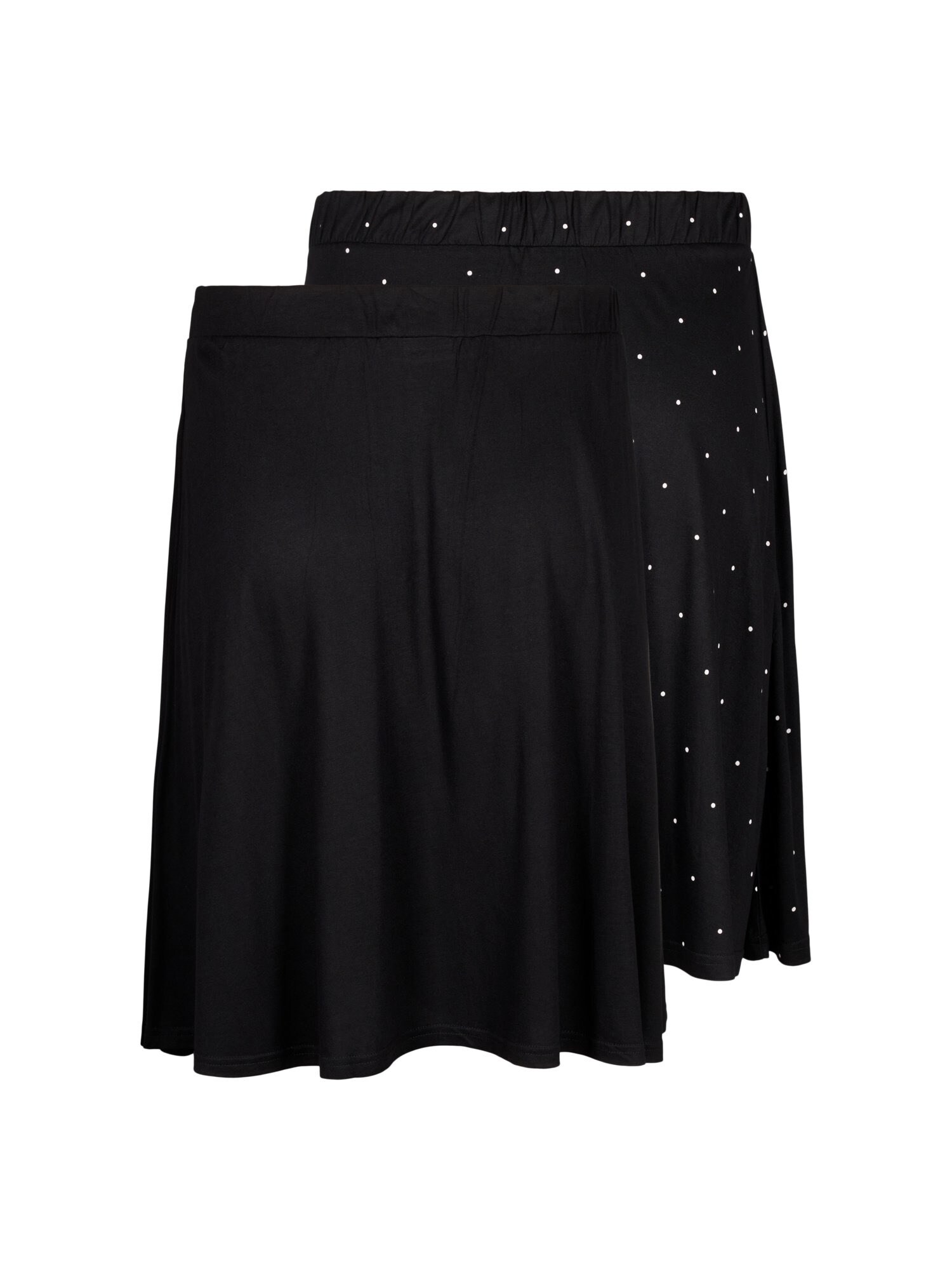 Zizzi Fustă  negru / alb