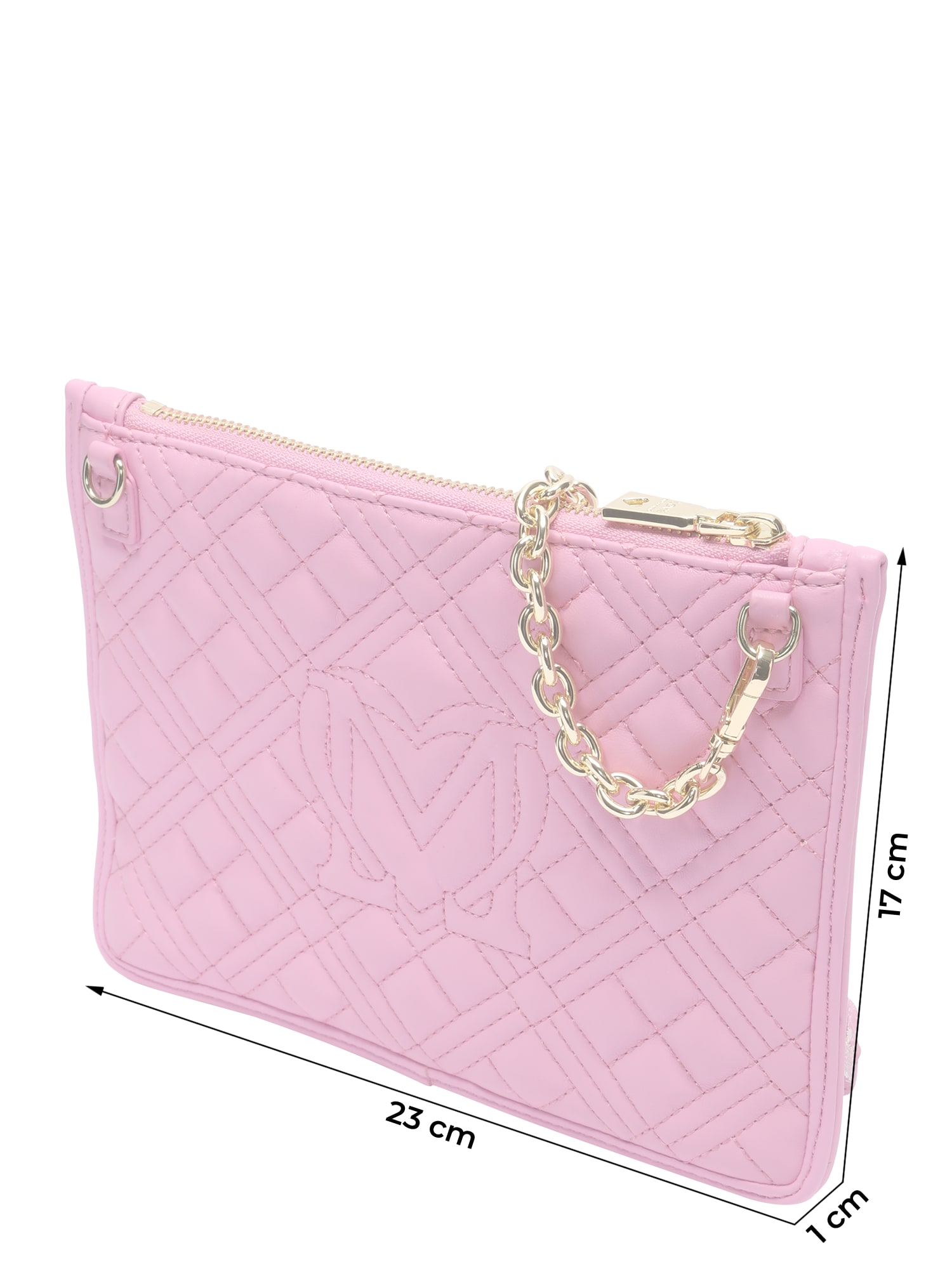 Love Moschino Geantă de umăr  auriu / roz eozină