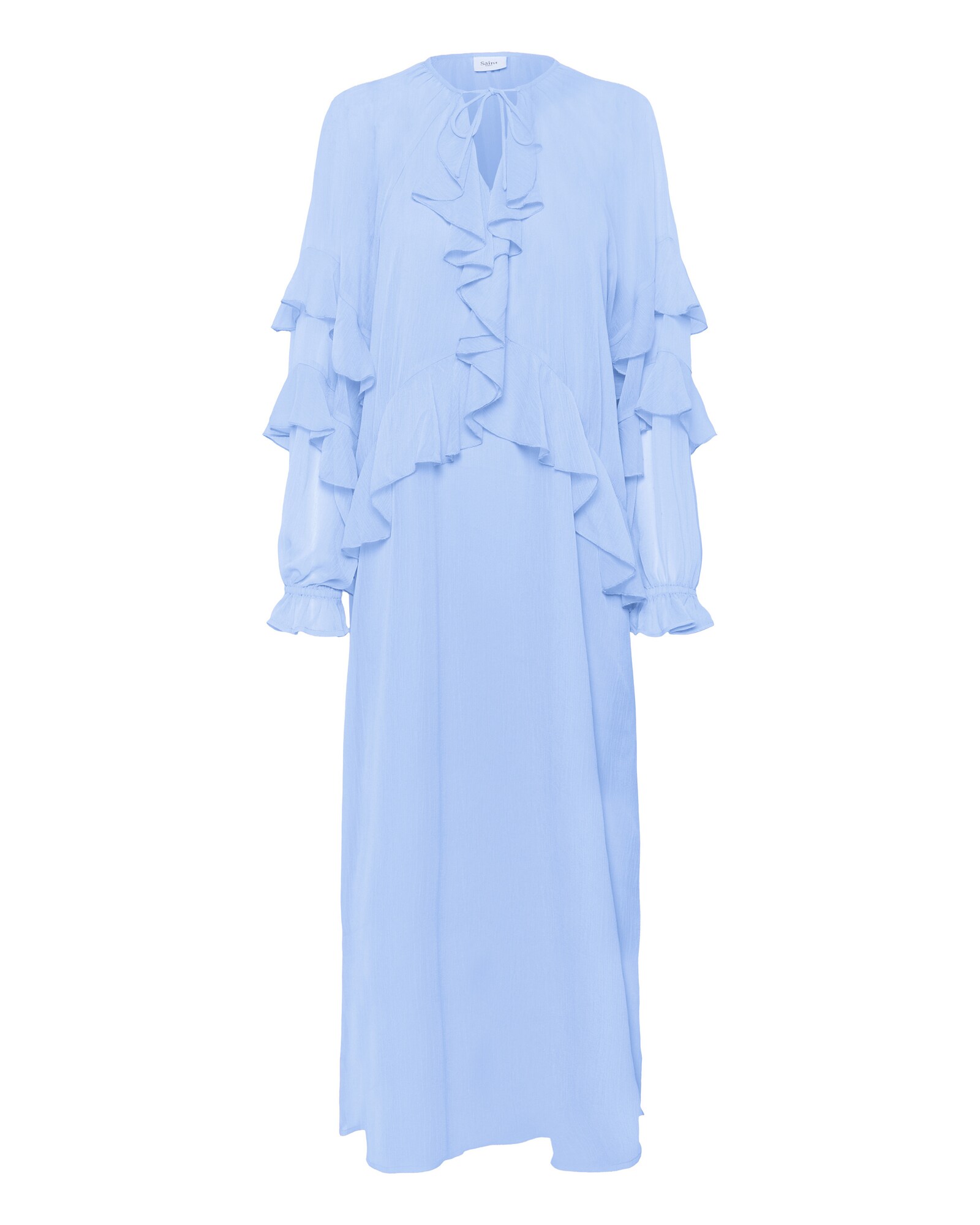 SAINT TROPEZ Vestido  azul moteado