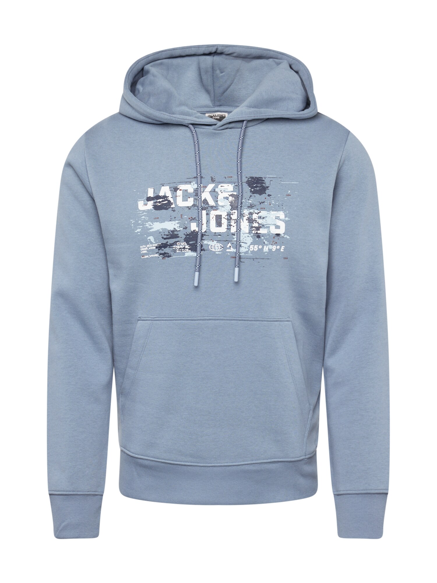 JACK & JONES Mikina  námornícka modrá / opálová / nebesky modrá / biela