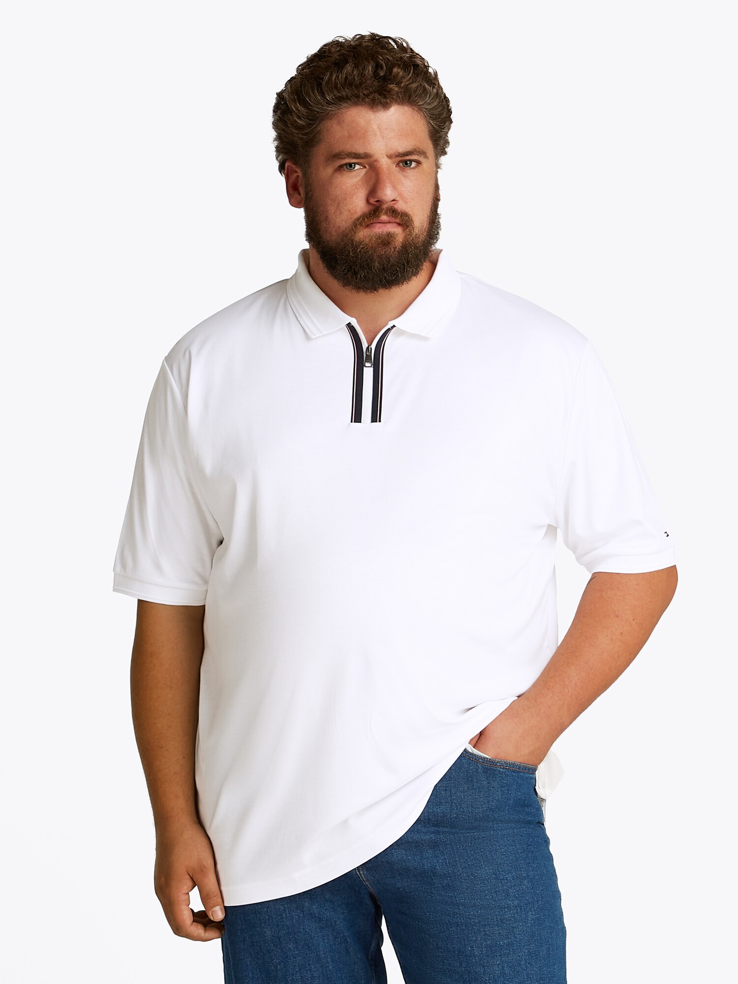 Tommy Hilfiger Big & Tall Póló  fehér termék 2. képe