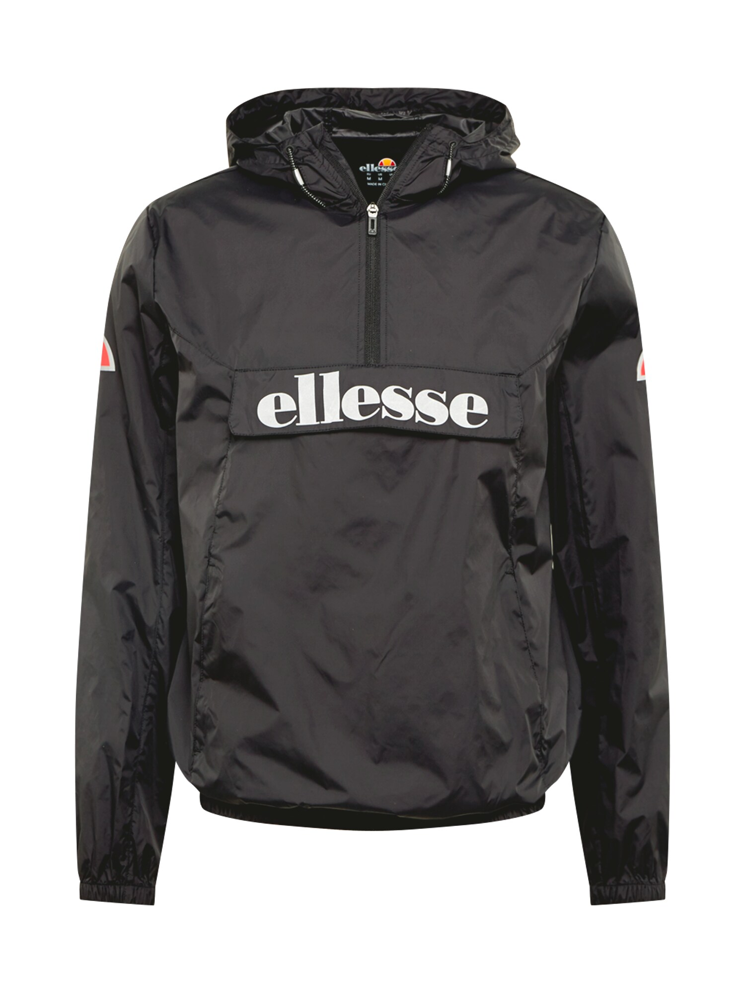 ELLESSE Športová bunda 'Acera'  svetlosivá / červená / čierna