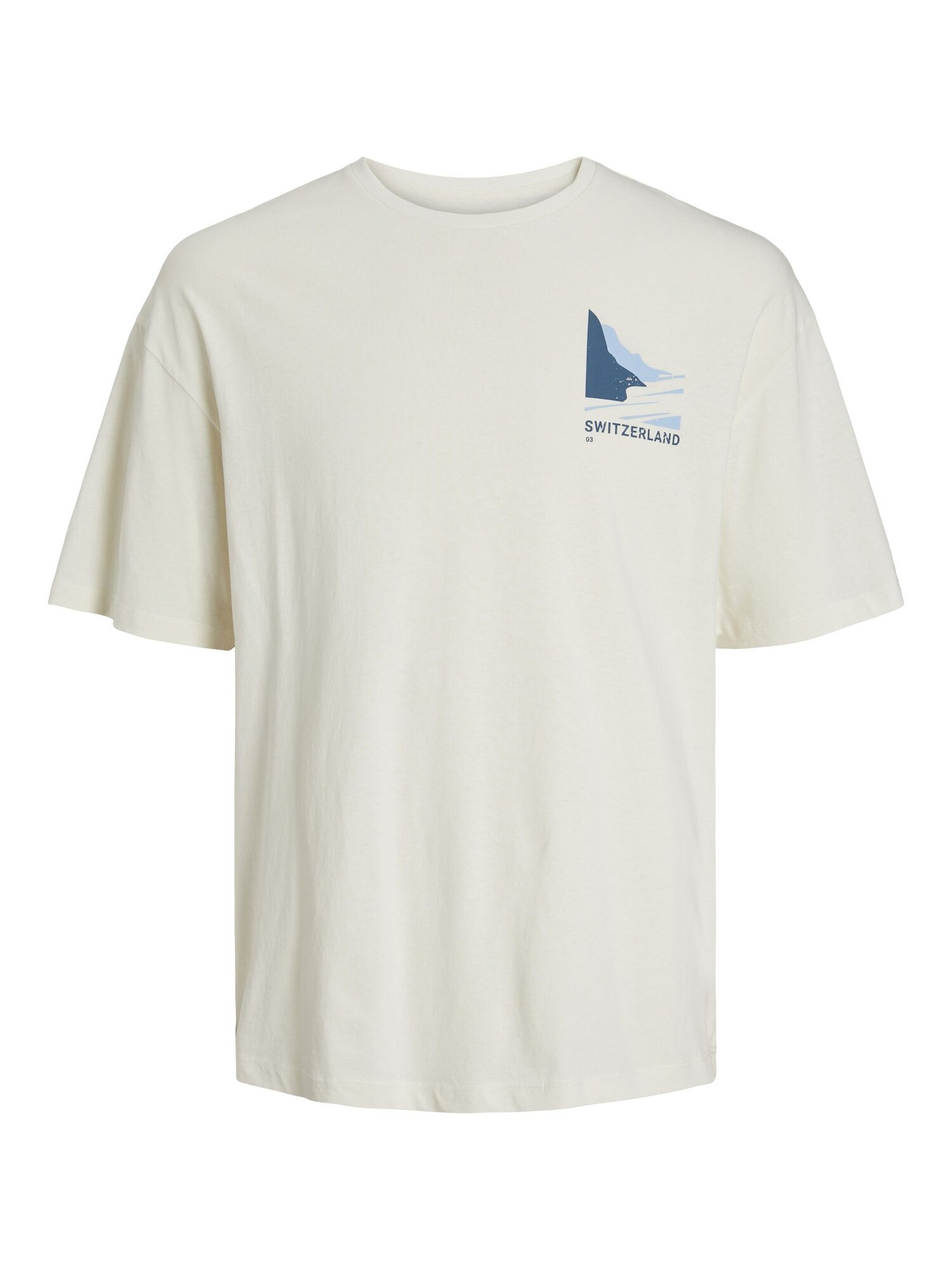 JACK & JONES Majica  modra / bela