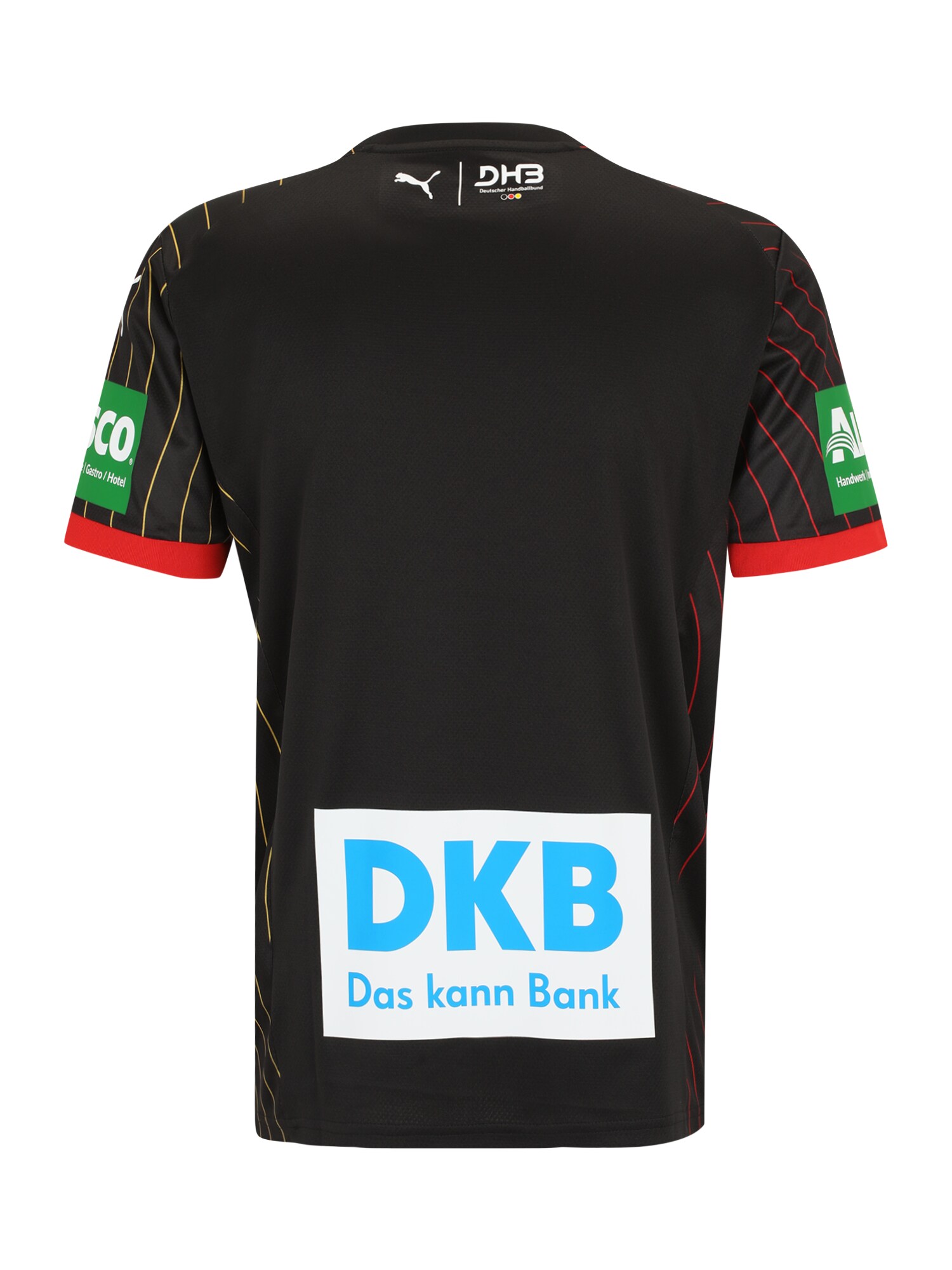 PUMA Mezek 'DHB Away'  sárga / homár / fekete / fehér termék 2. képe