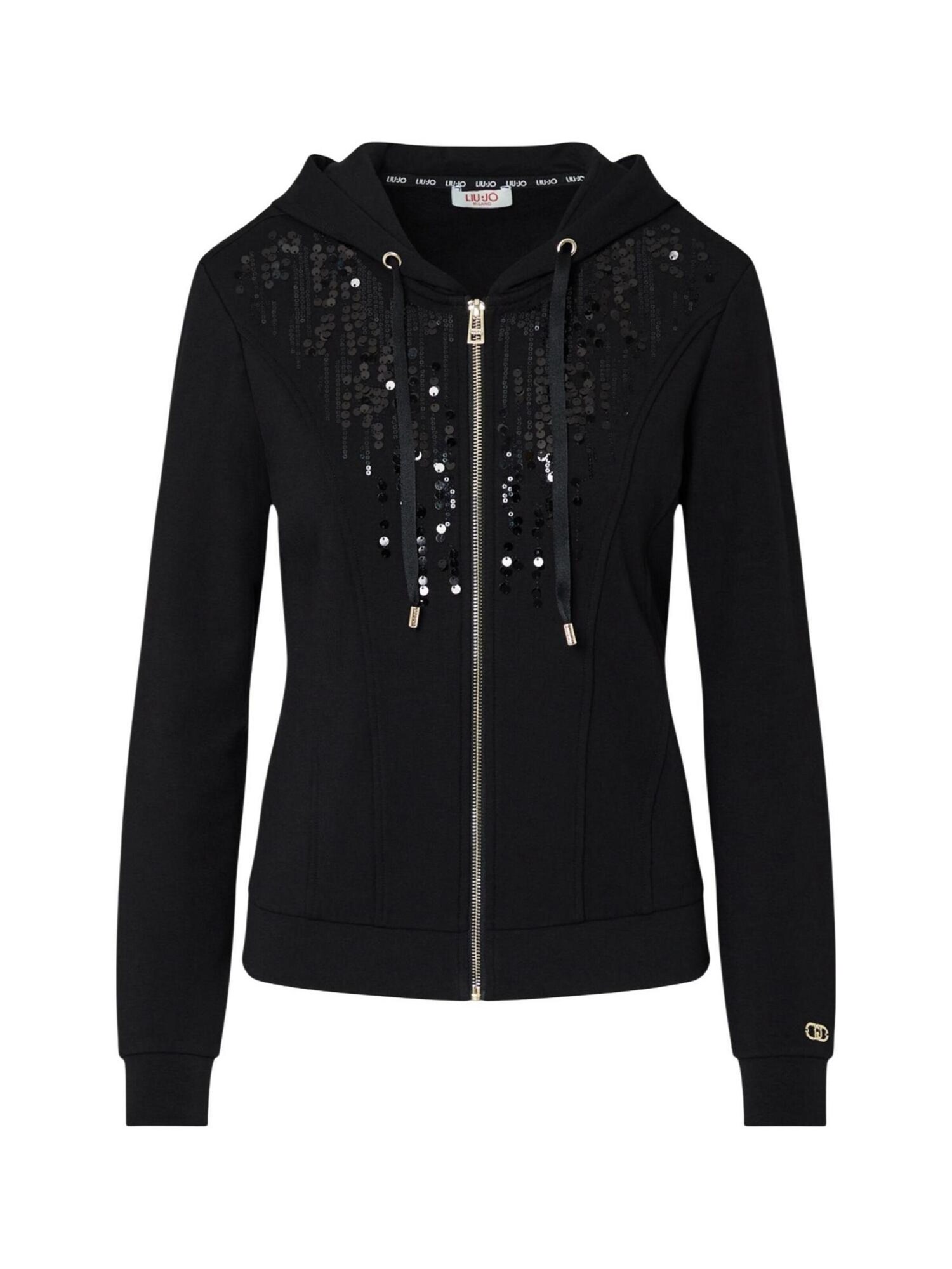 Liu Jo Sudadera con cremallera 'ECS FELPA APERTA TF6134 FS576' negro – imagen 1