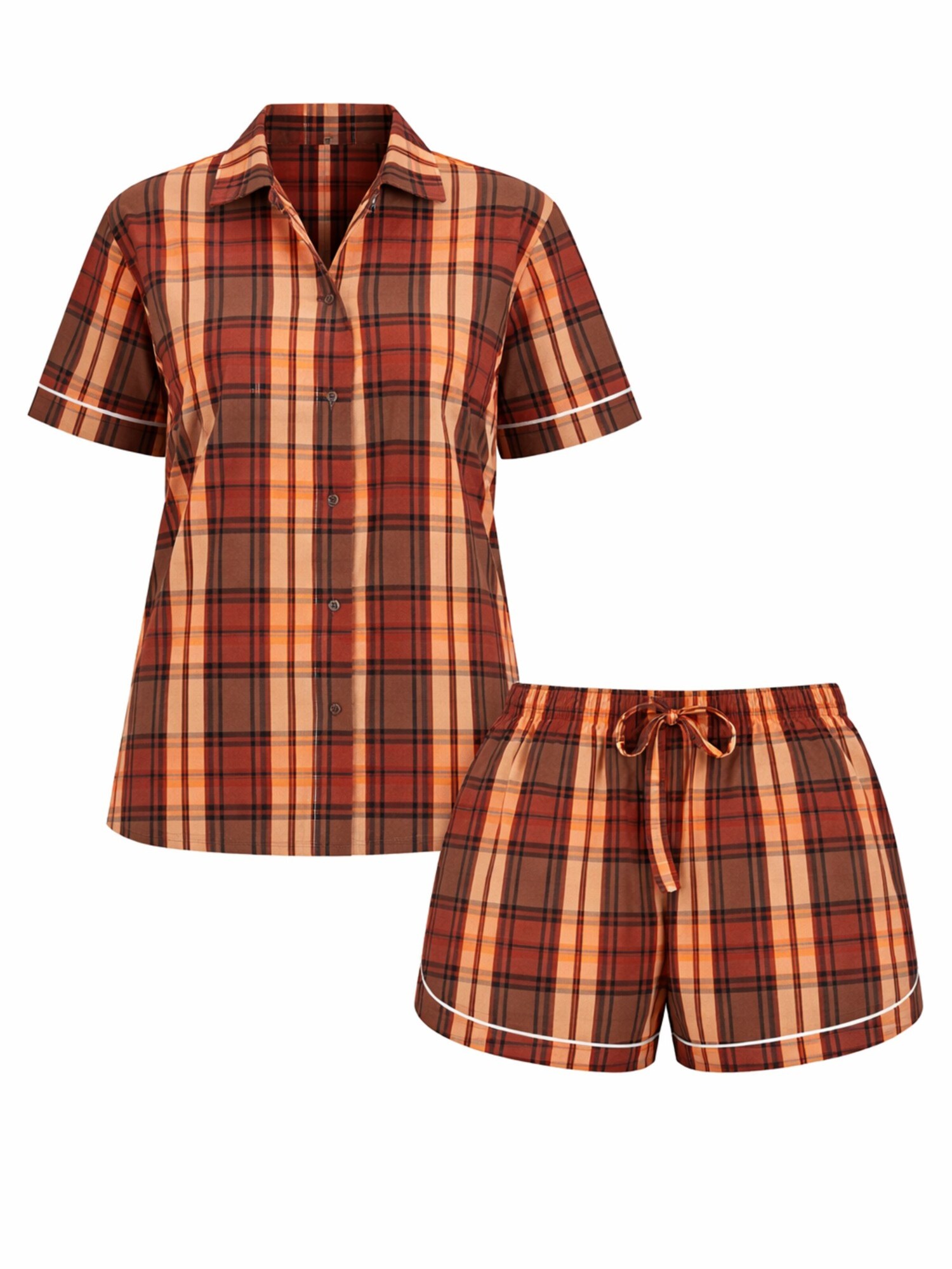 LEAFLETIC Pijama  marrón