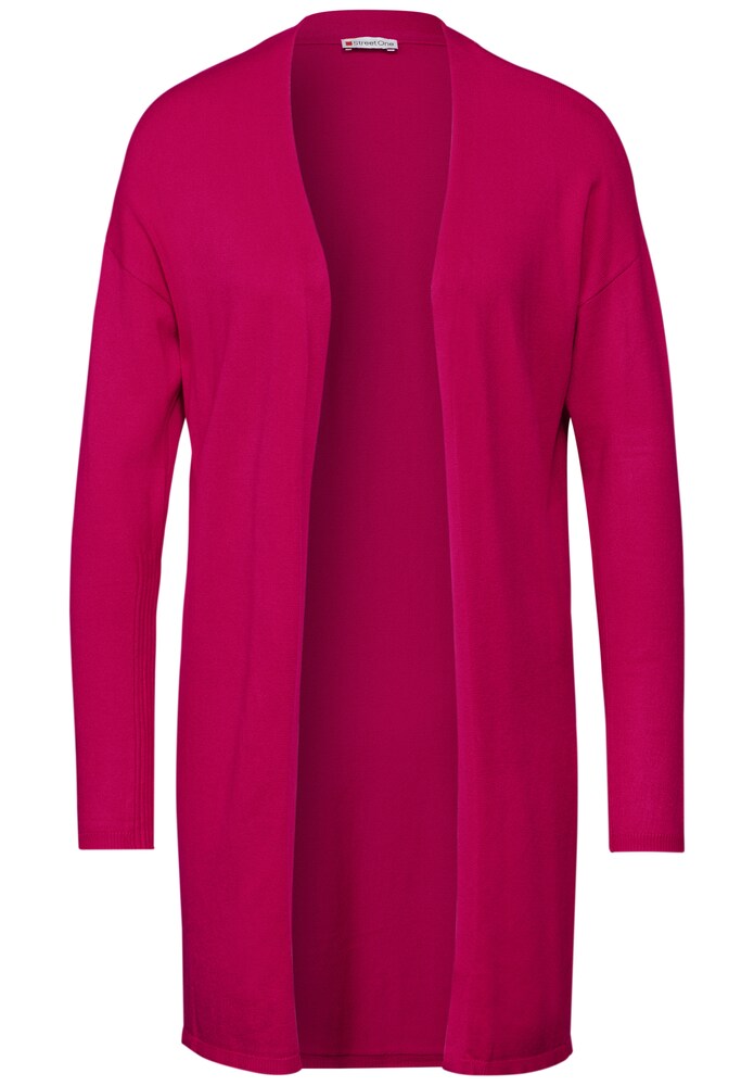 STREET ONE Langer Cardigan Damen Größe L beere