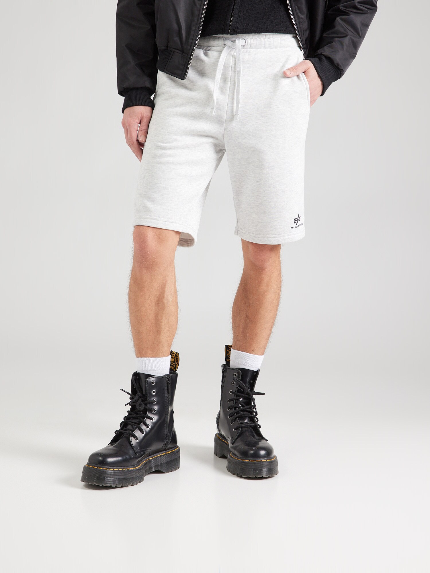 ALPHA INDUSTRIES Nadrág  szürke melír / fekete termék 2. képe