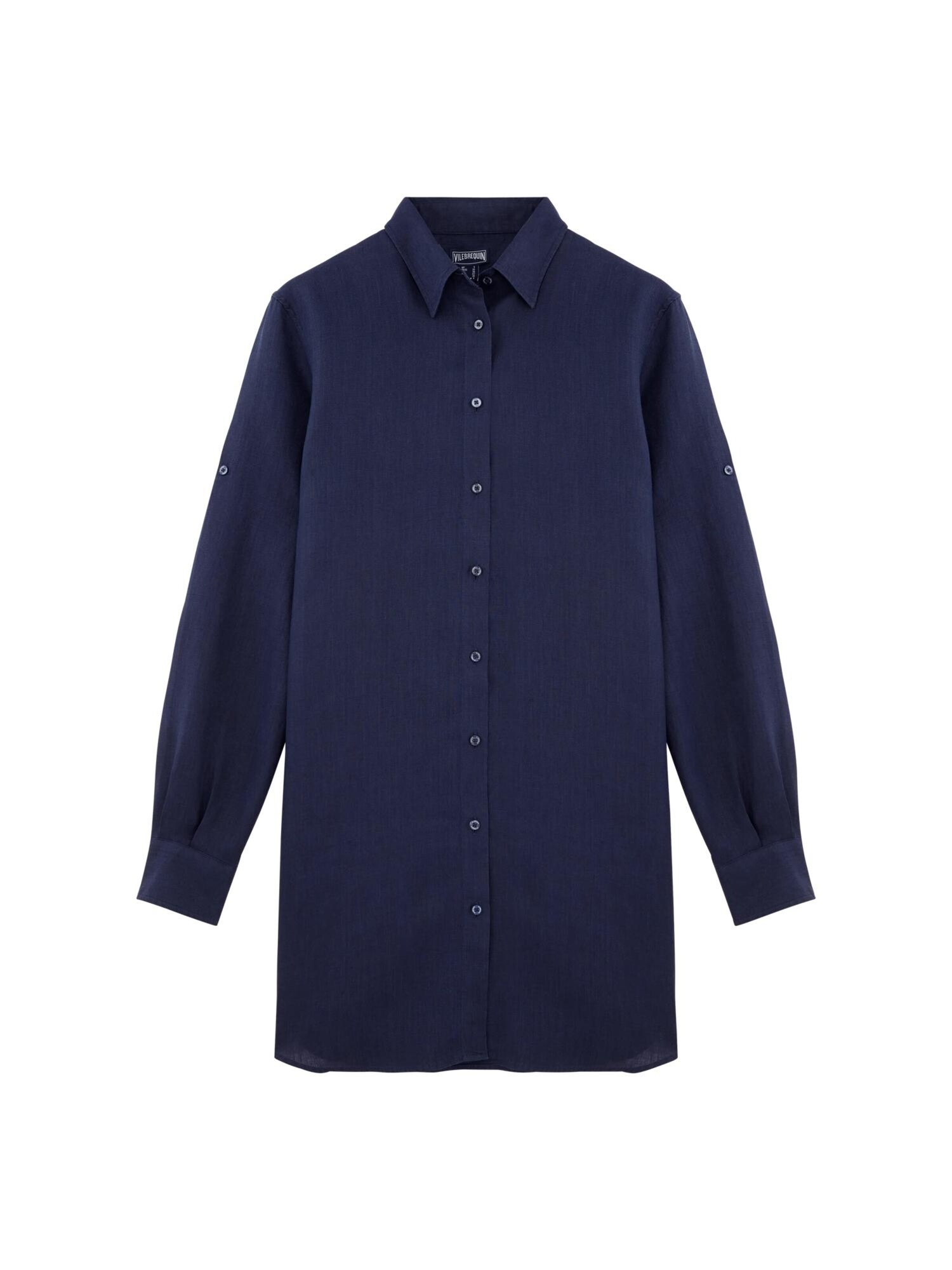 Vilebrequin Vestido camisero azul – imagen 1