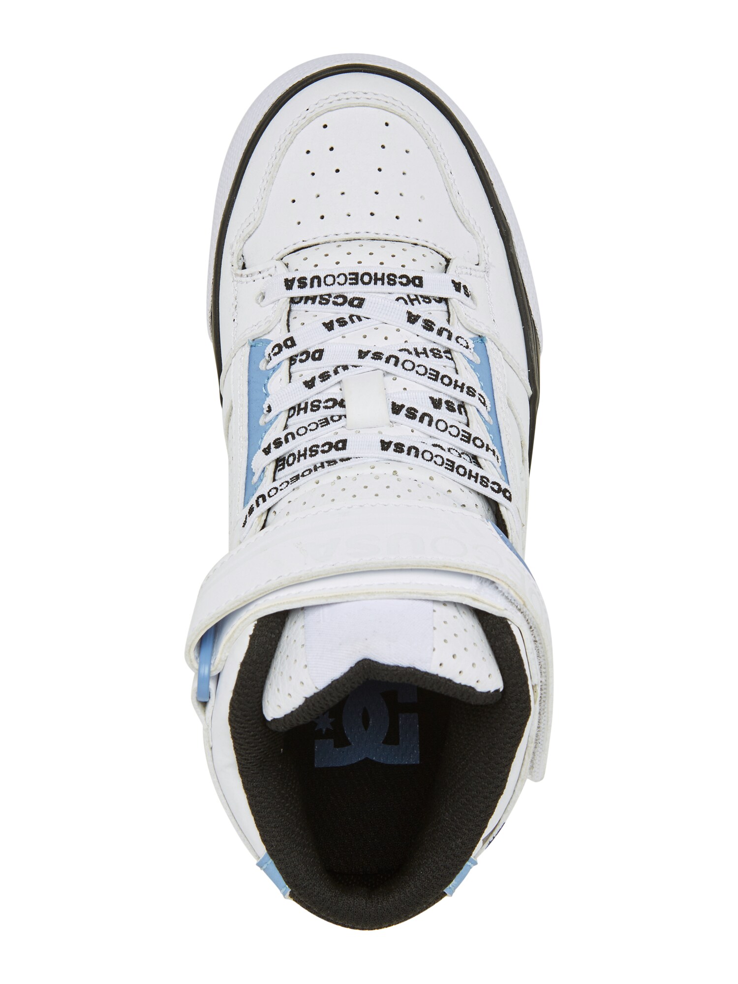 DC Shoes Sportcipő 'REBOUND'  világoskék / fekete / fehér termék 2. képe