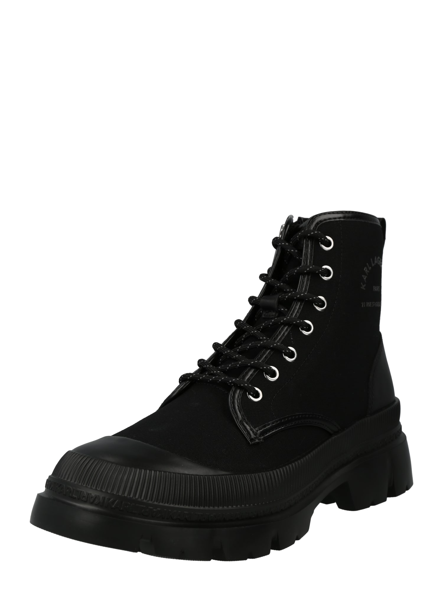 Karl Lagerfeld Auliniai batai su raišteliais juoda