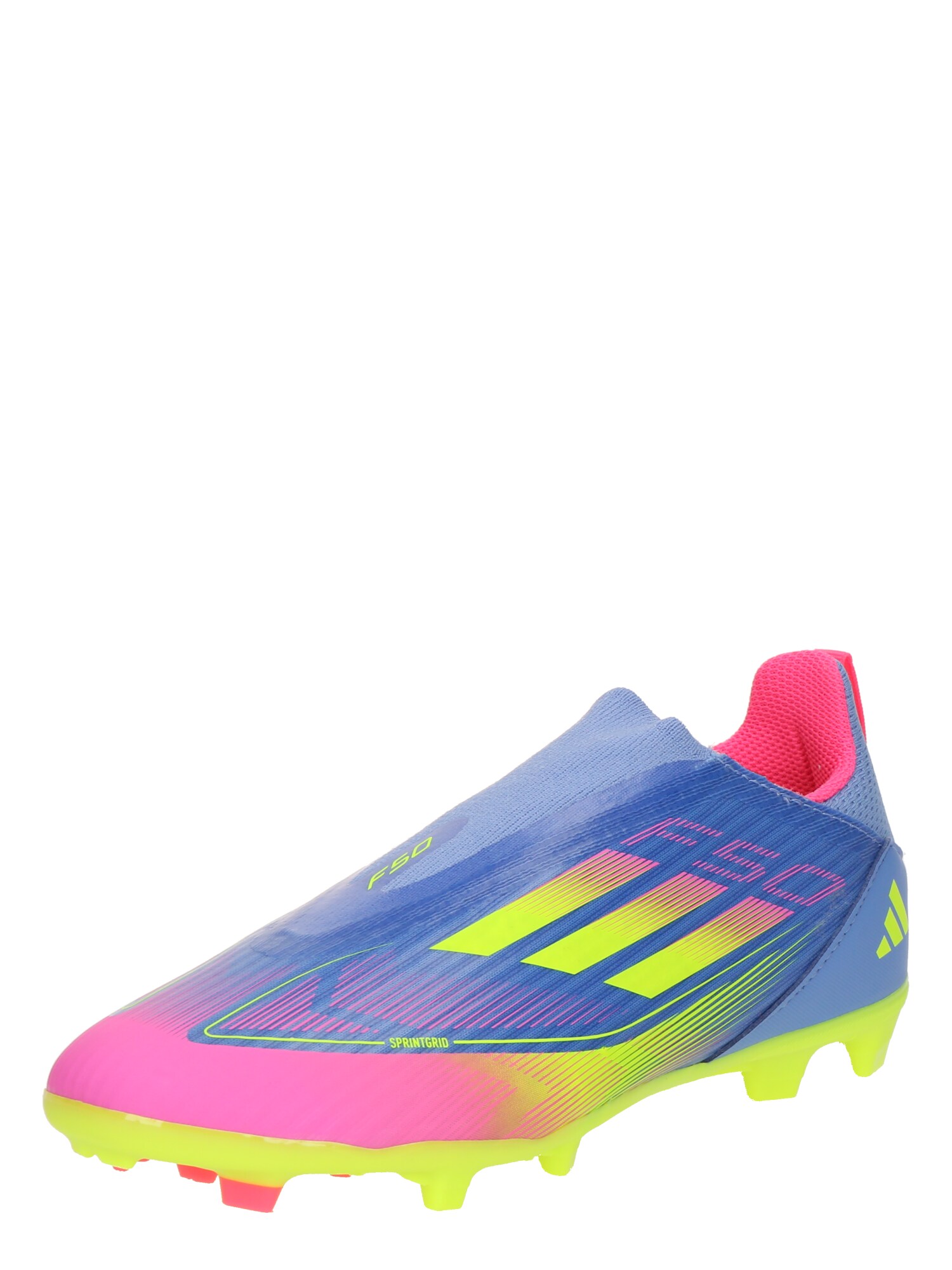 ADIDAS PERFORMANCE Športová obuv 'F50 League'  modrá / kráľovská modrá / neónovo žltá / svetloružová