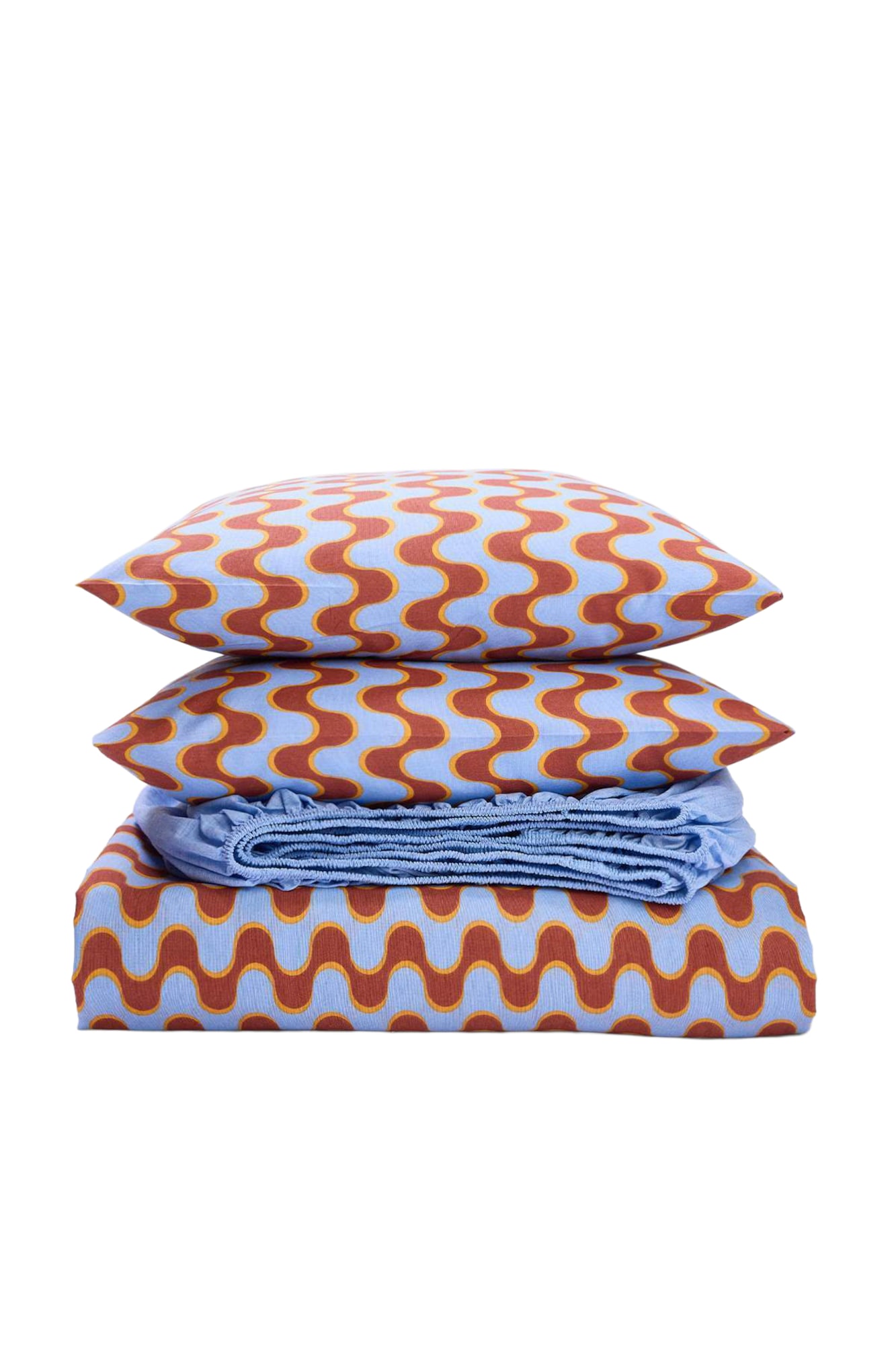 Trendyol Set svijetloplava / oker / med