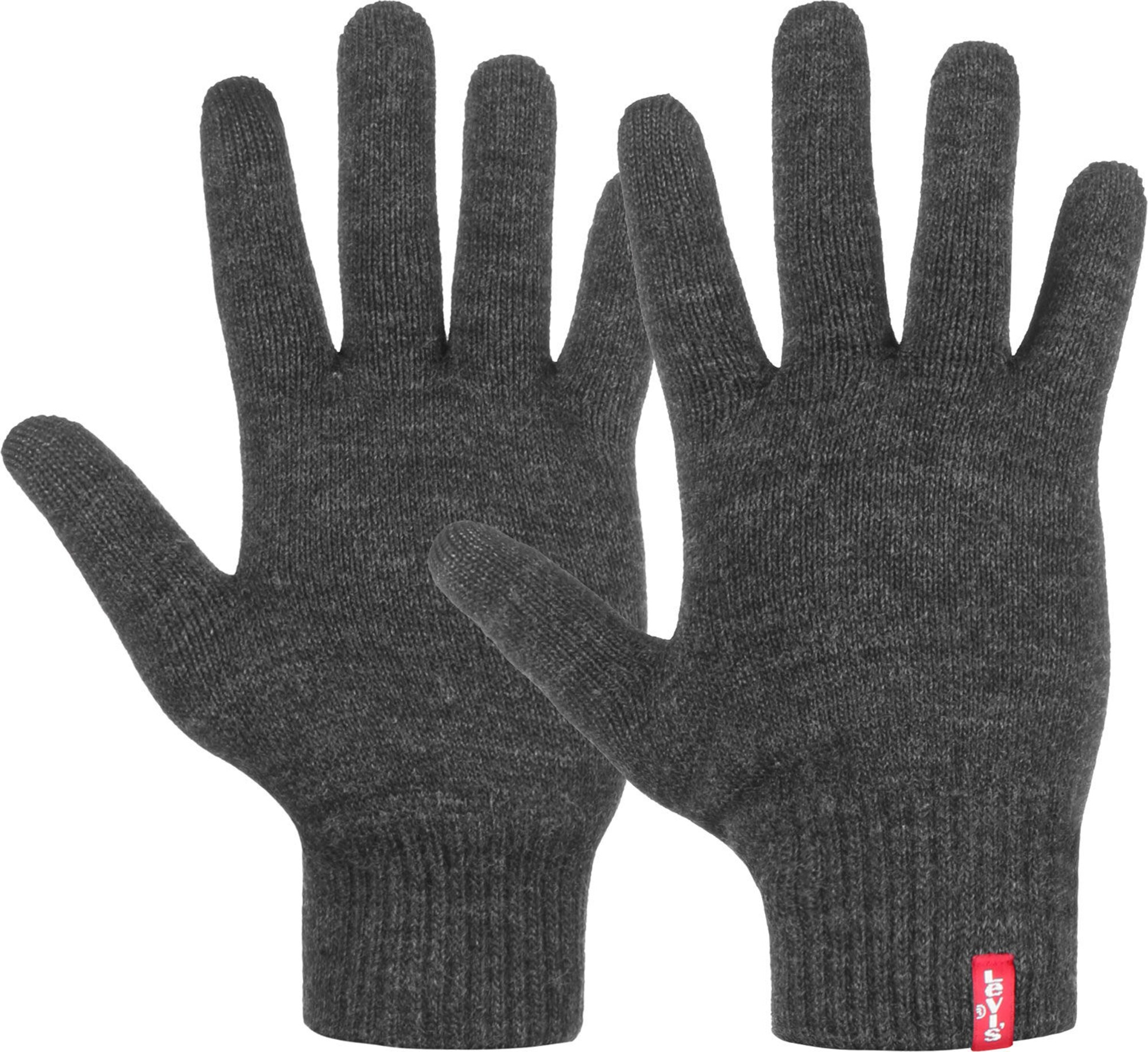 LEVI'S Ръкавици с пръсти 'Ben'  тъмносиво