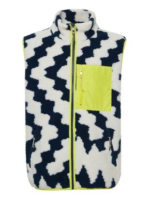 The Jogg Concept Bodywarmer ‘BERRA’ Neongroen / Zwart / Wit