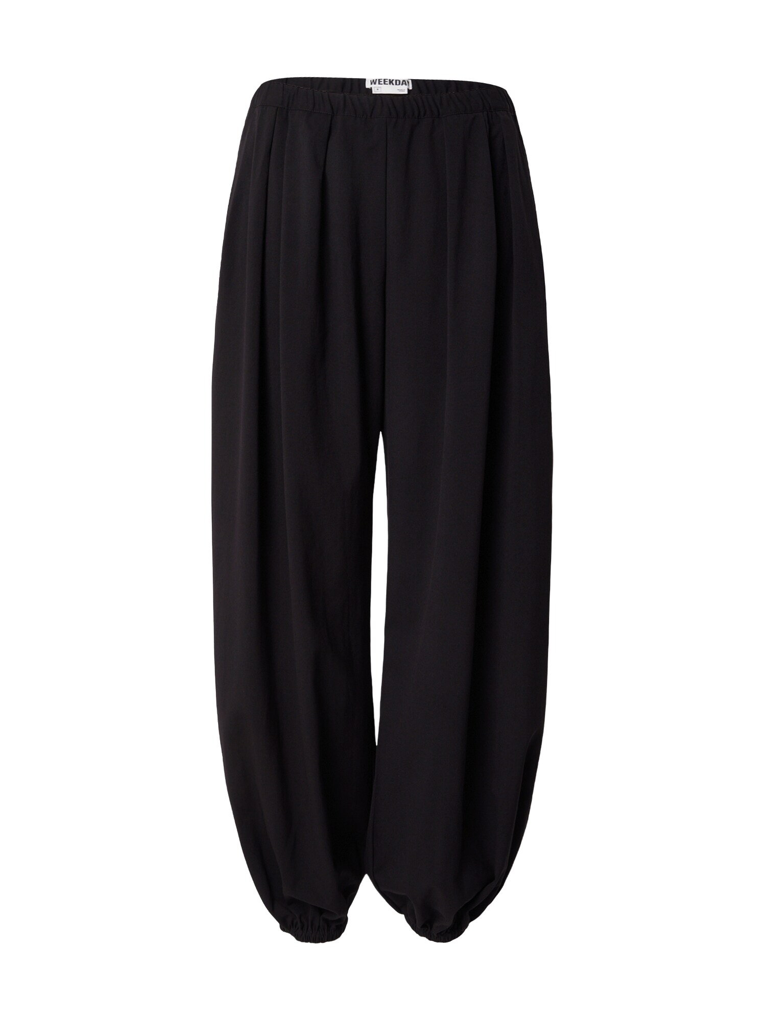 WEEKDAY Pantaloni cutați Alin negru
