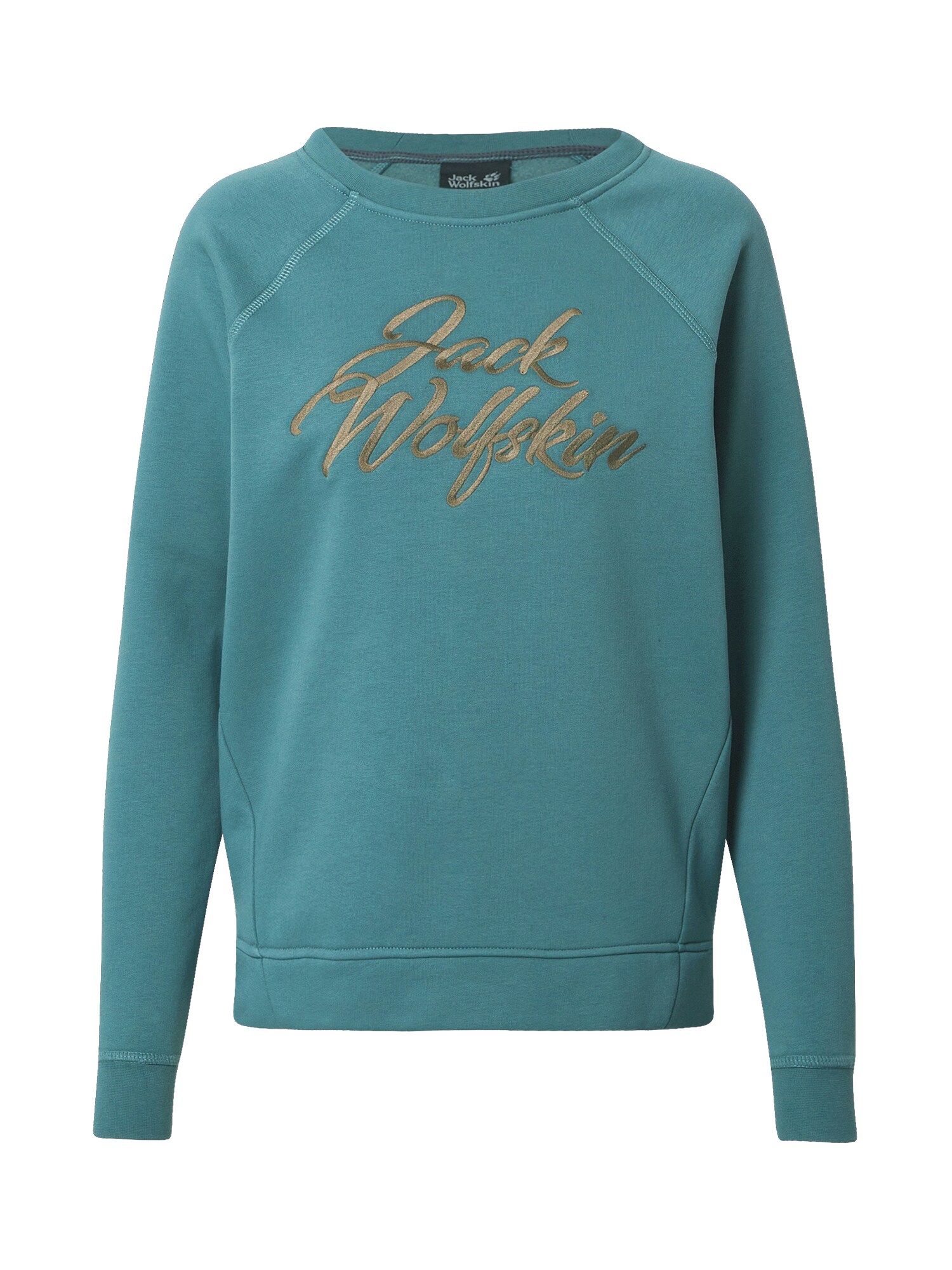 JACK WOLFSKIN Sportinio tipo megztinis  pastelinė mėlyna / šviesiai ruda