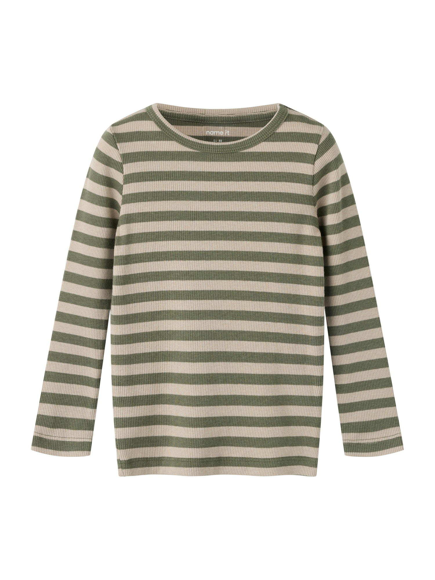 NAME IT Tricou NMNBANIO bej / verde închis