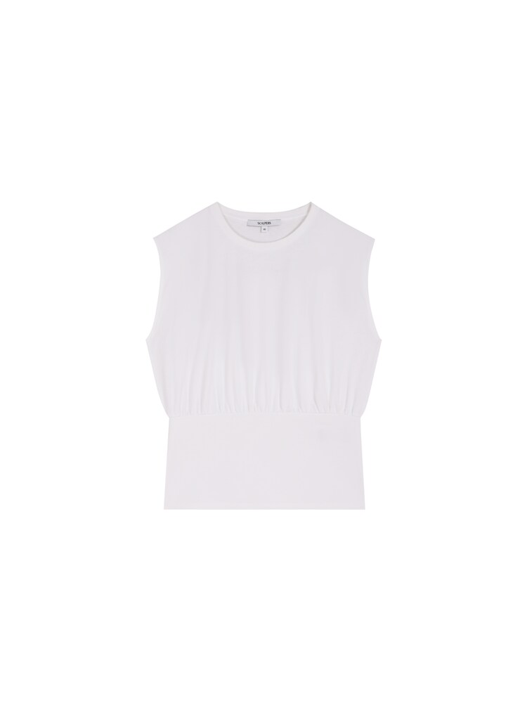 Scalpers Scgather Fit Tee ' ' Damen Größe XS weiß / offwhite