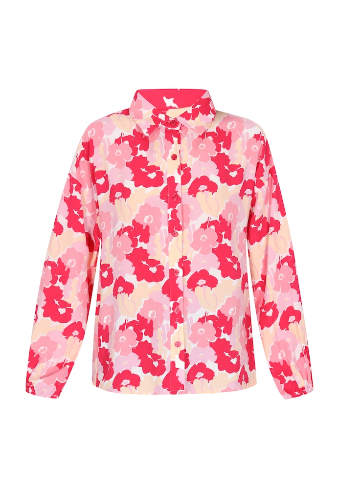 SANIKA Bluse Damen Größe XL beige / pink / rosa / dunkelpink / weiß