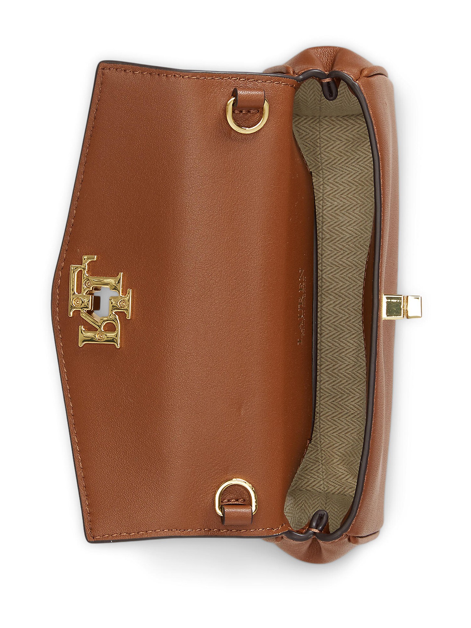 Lauren Ralph Lauren Bolso de hombro marrón – imagen 7