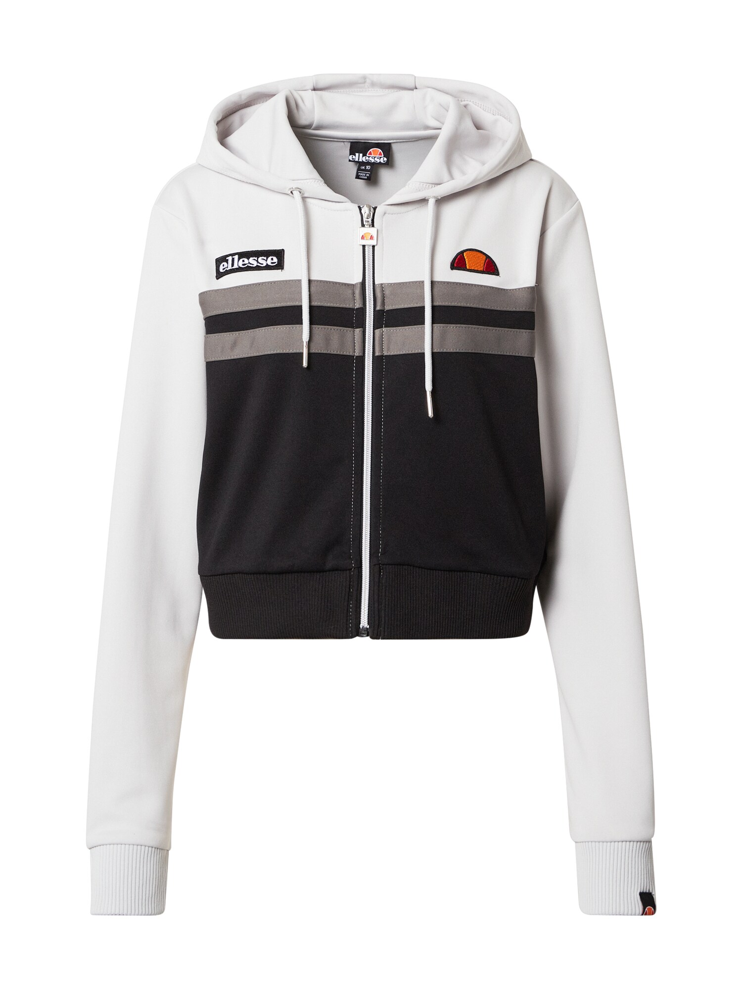 ELLESSE Džemperis 'Bulito'  antracito / rausvai pilka / balta / oranžinė / raudona