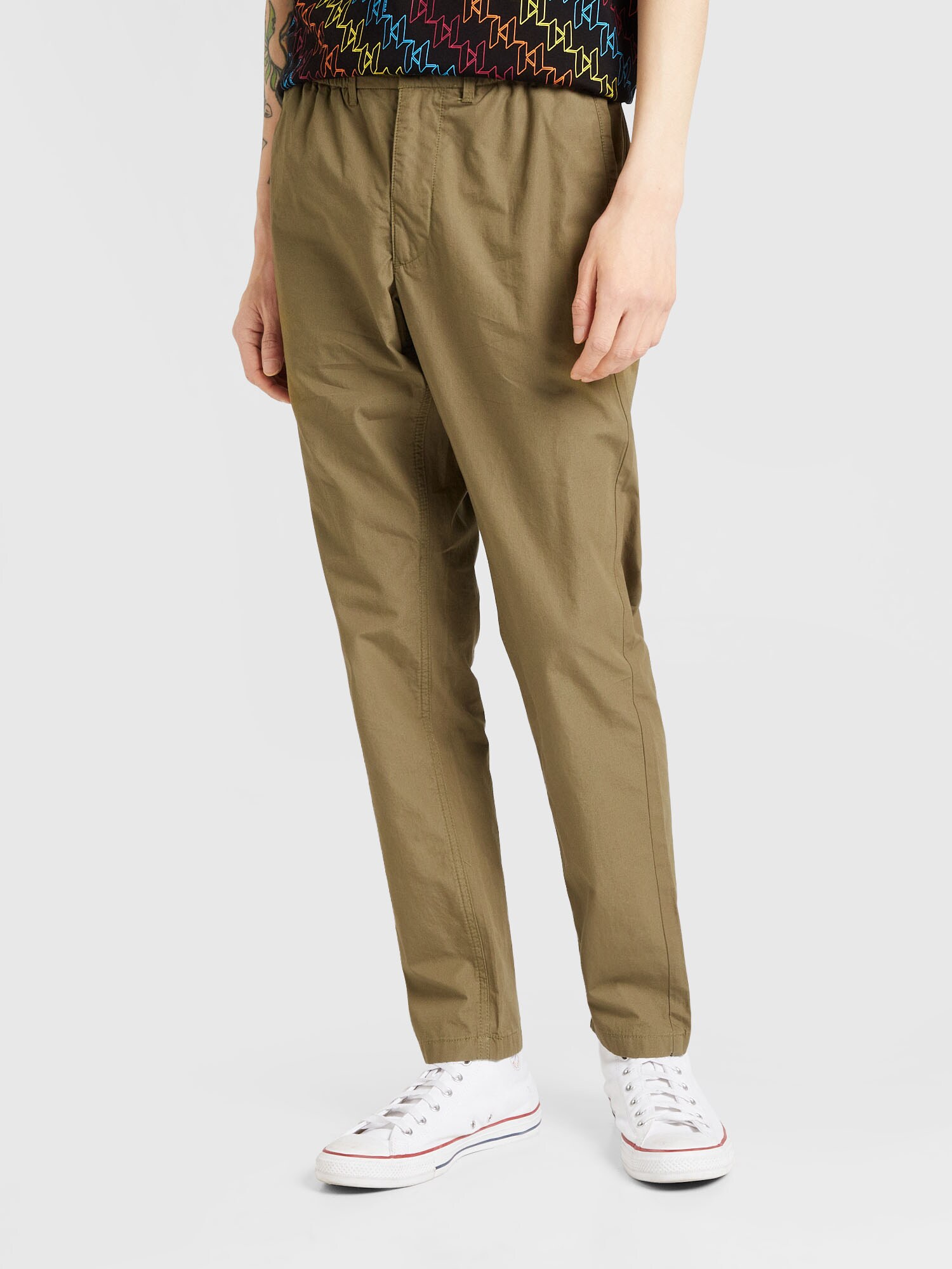KnowledgeCotton Apparel Nadrág  khaki termék 2. képe