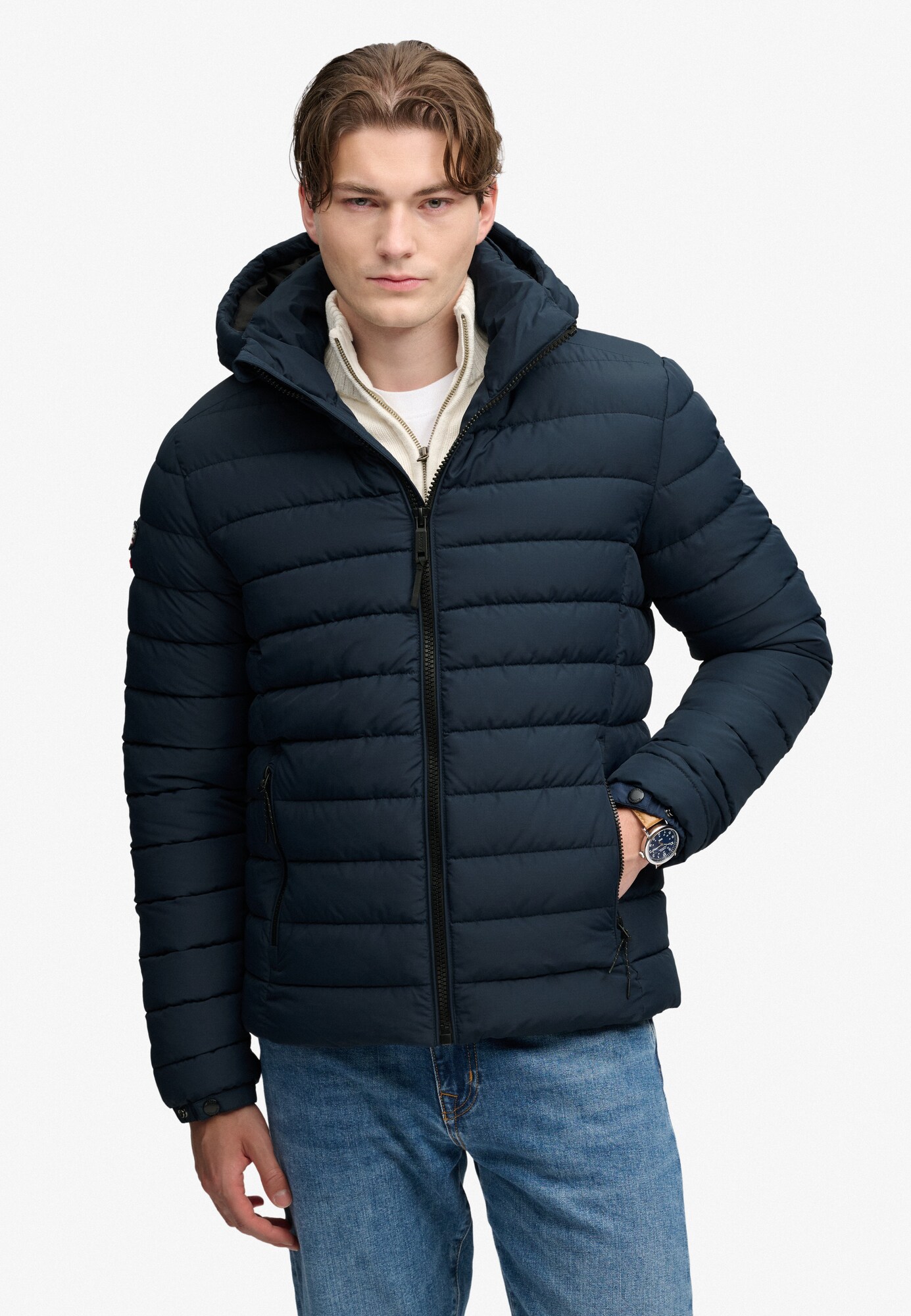 Superdry & Co Chaqueta de entretiempo azul oscuro – imagen 2