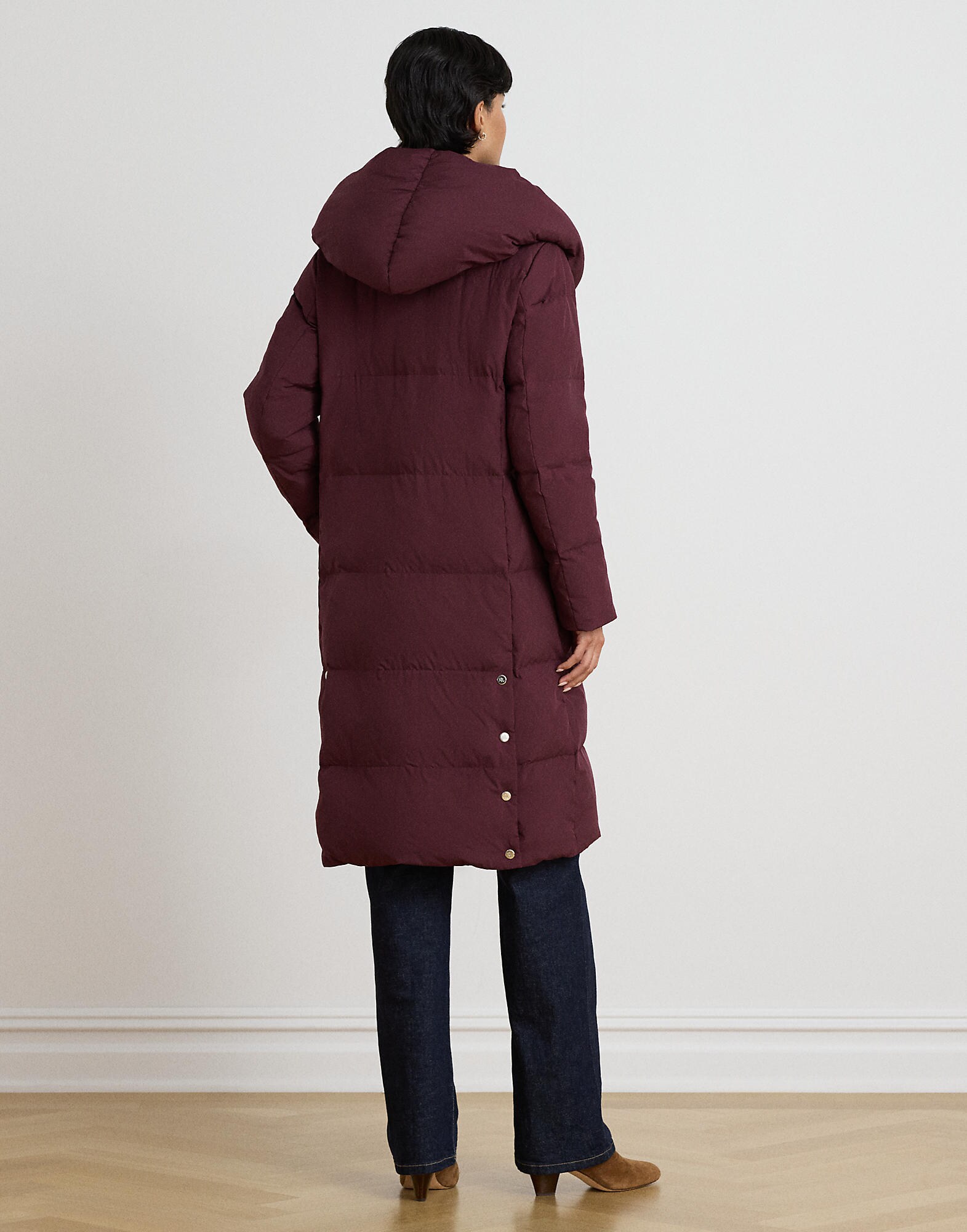 Lauren Ralph Lauren Abrigo de invierno rojo carmesí – imagen 3