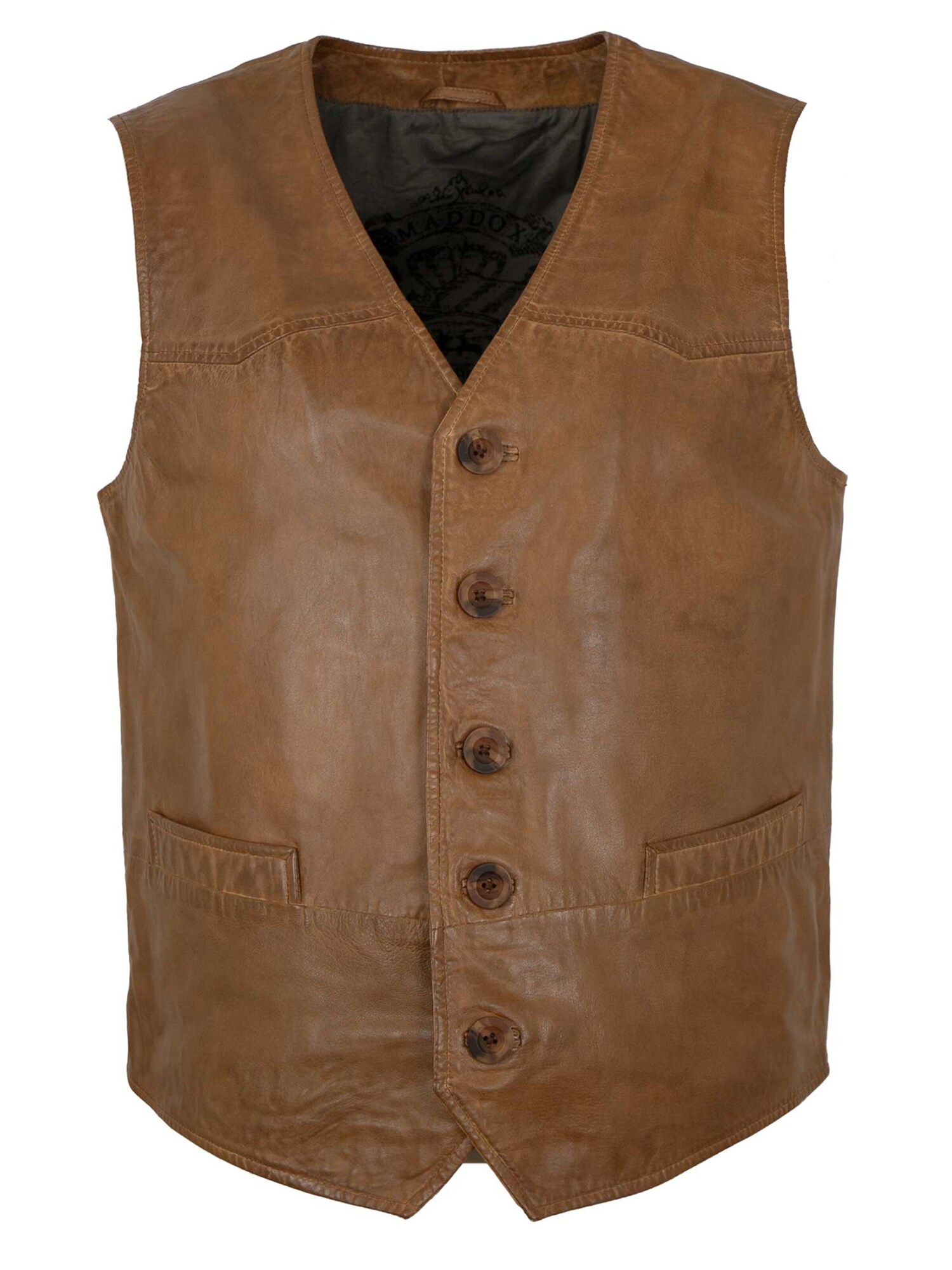 MADDOX Chaleco 'Emilio'  cognac