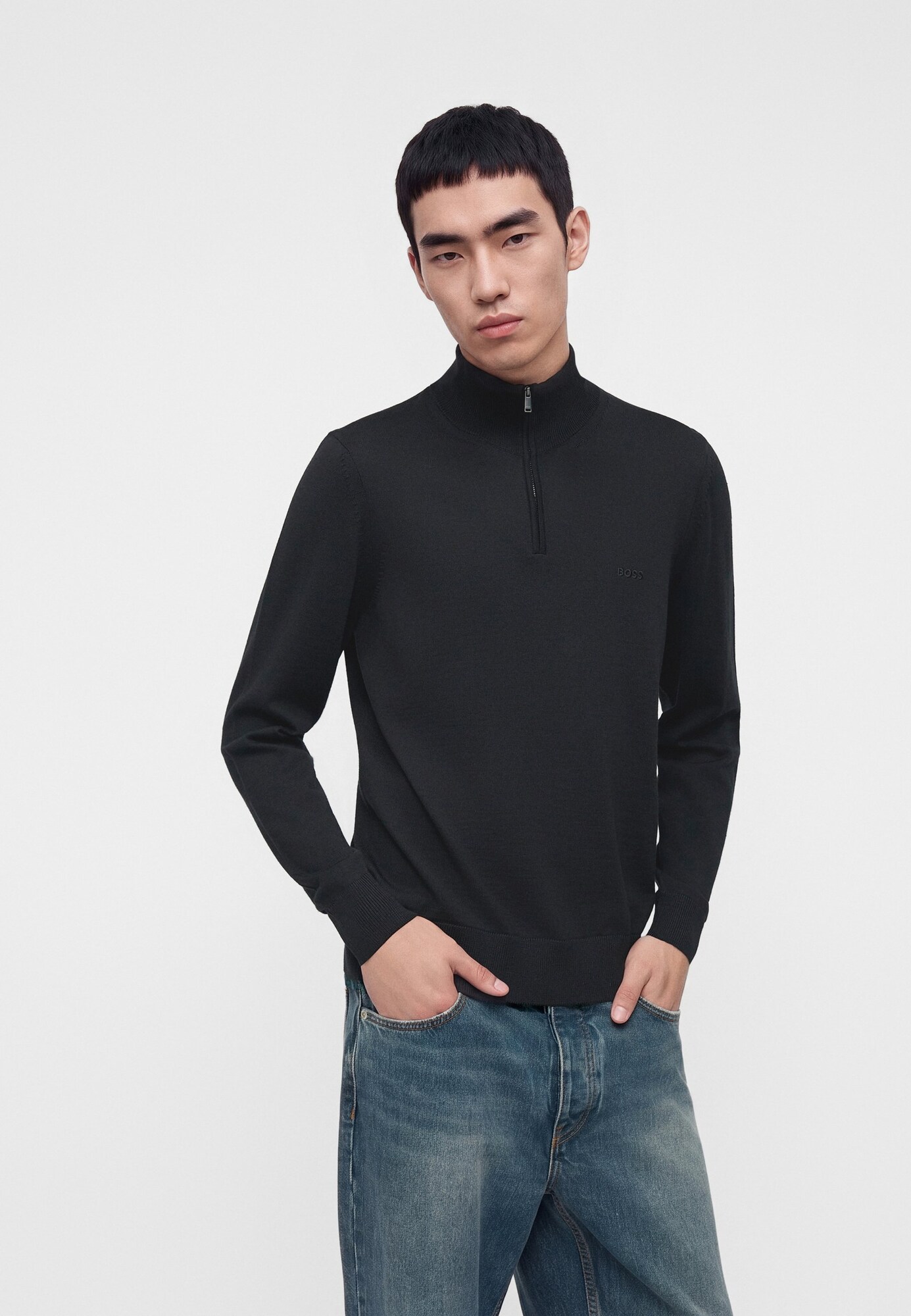 BOSS Jersey 'Ebenji' navy – imagen 7