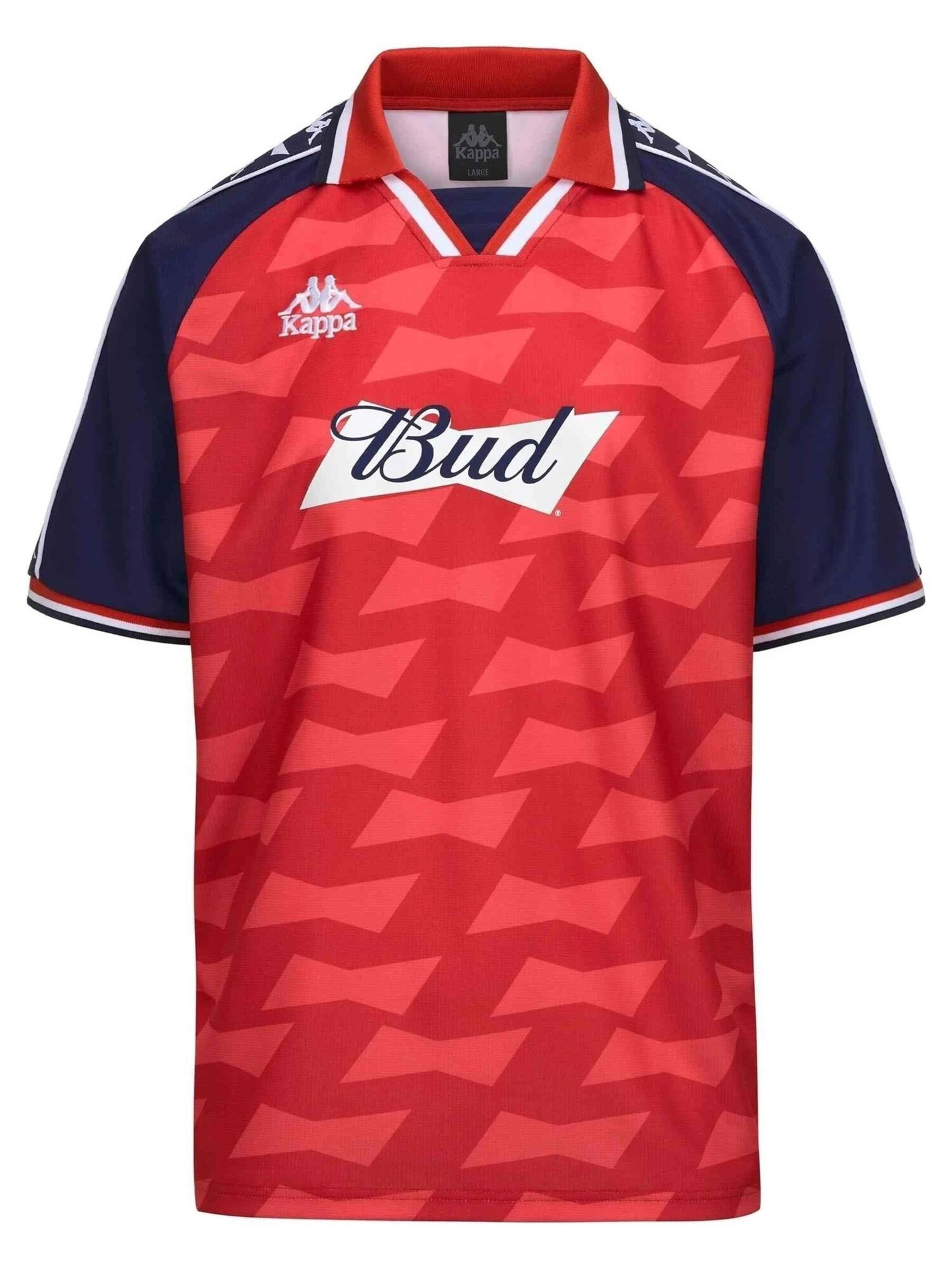 KAPPA Camiseta 'Polo kappa x budweiser rojo mikail retro shirt' rojo – imagen 1
