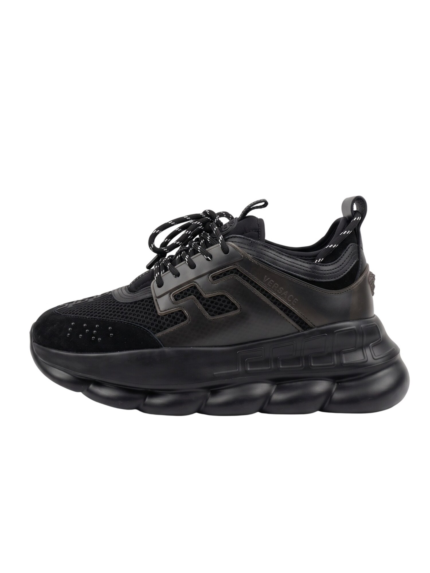 VERSACE Zapatillas deportivas bajas 'Versace Chain Reaction Low Top Sneaker Herren Schwarz'  negro
